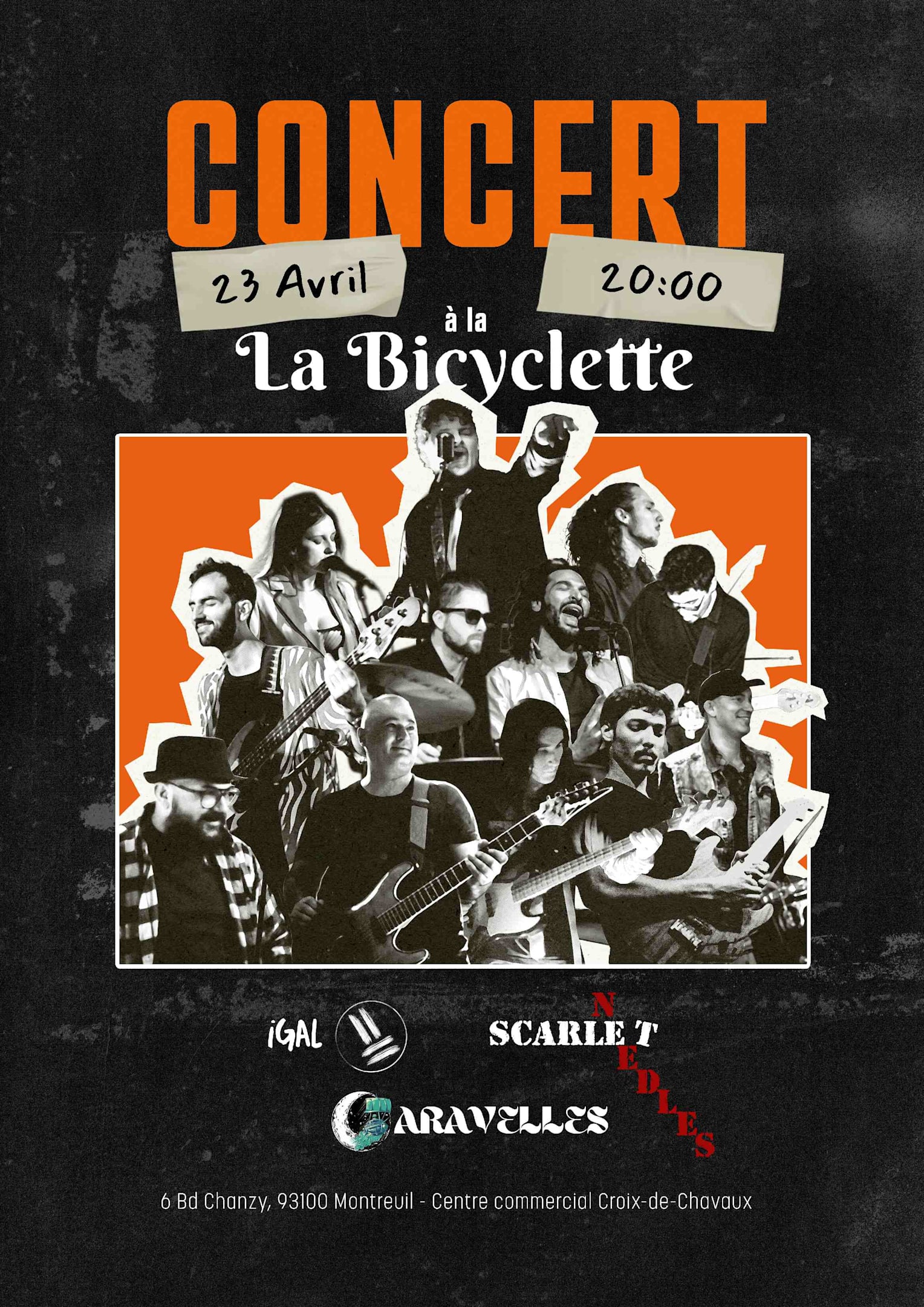 Concert Rock : Scarlet Needles X Igal X Caravelles Cover