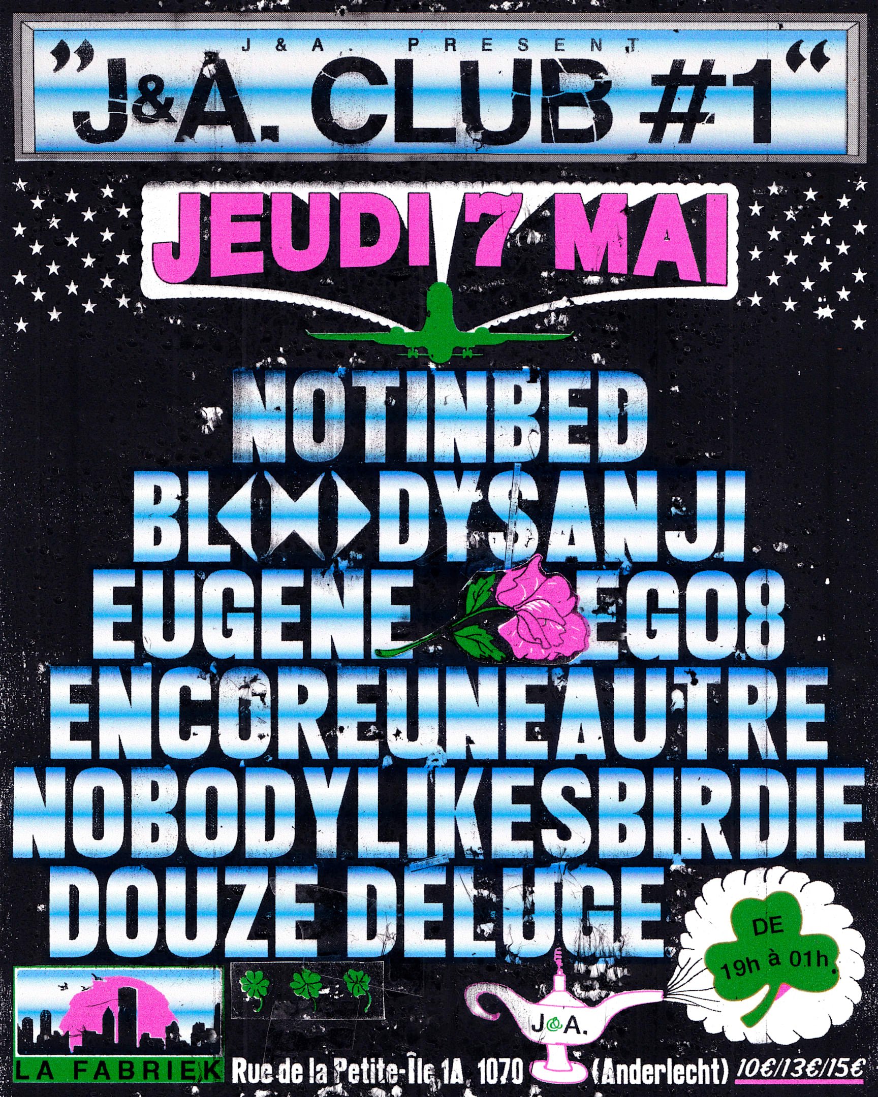 J&A. Club #1 @Lafabriek Cover