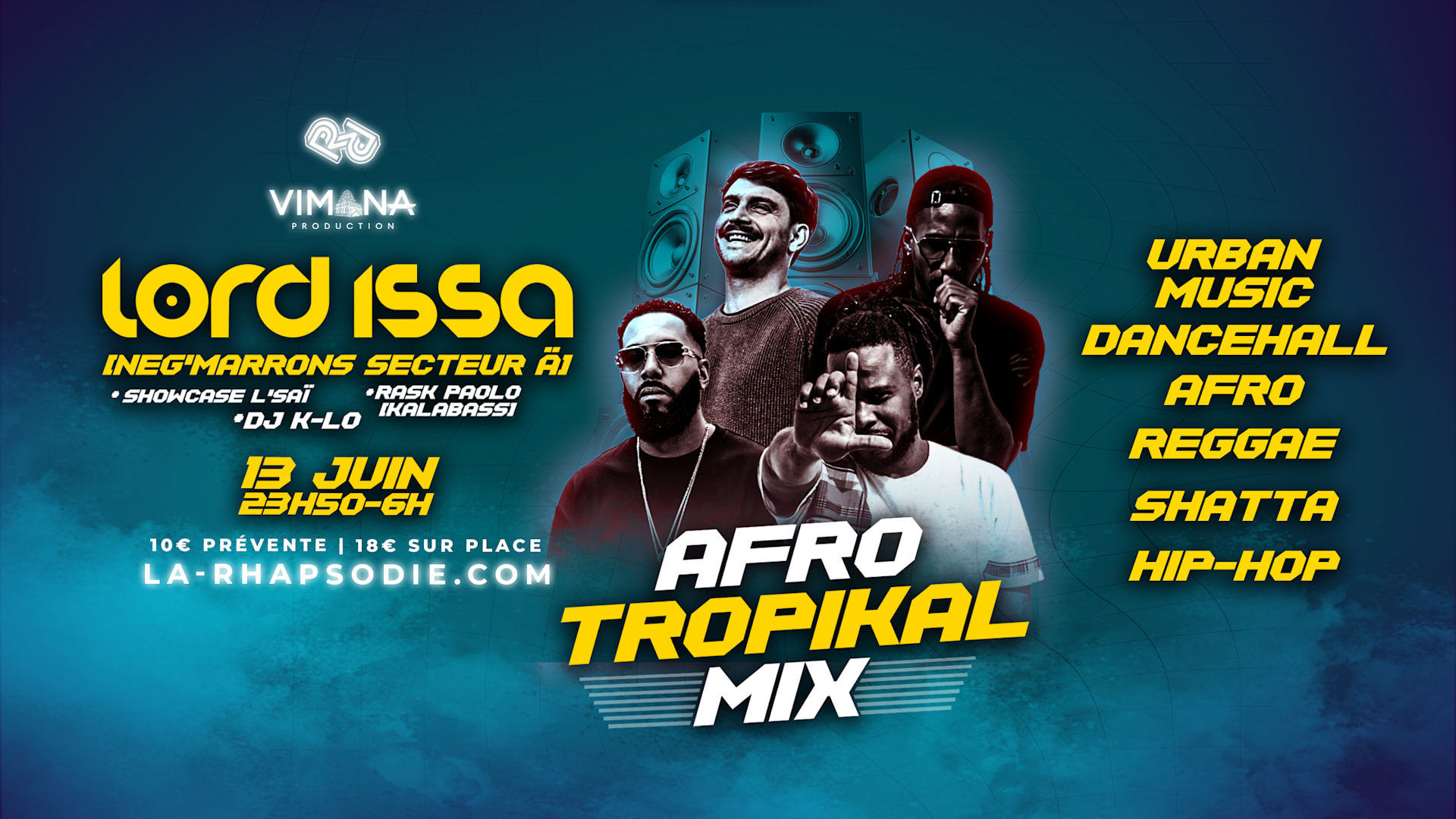 Afro Tropikal MIX : Lord Issa • L'saï • Rask • Dj K-Lo Cover