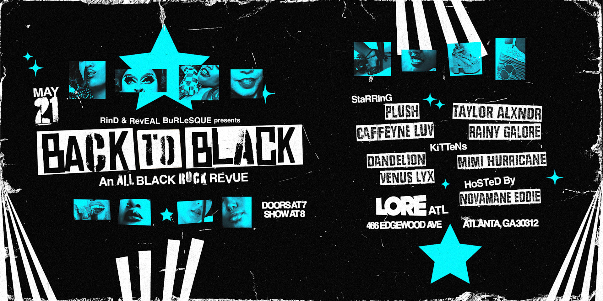Back To Black: An All Black Rock Revue Cover