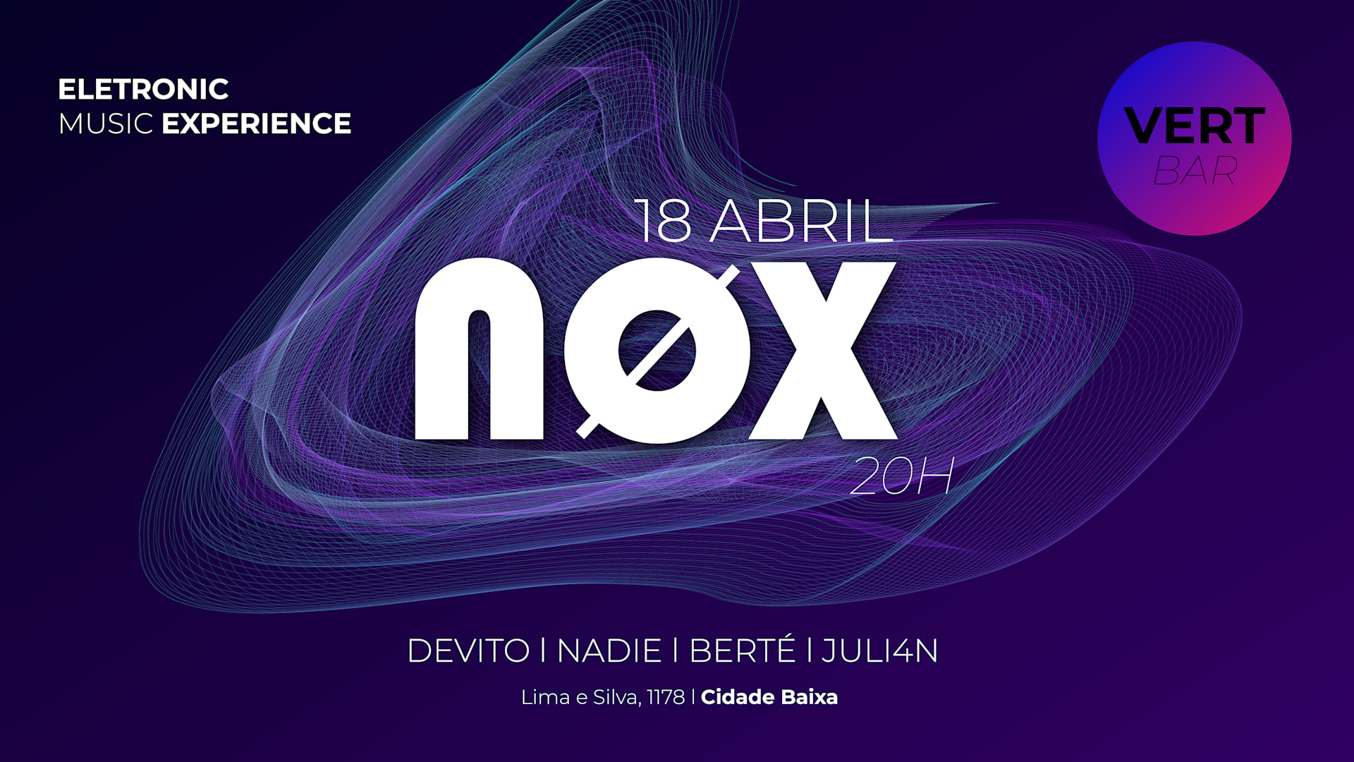 Nøx @ Vert Bar Cover
