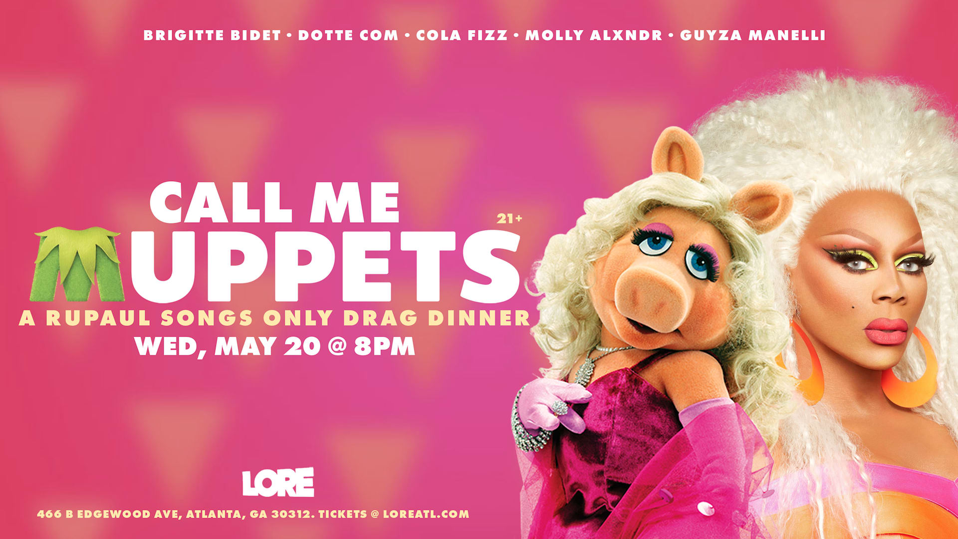 Call Me Muppets: A Rupaul Song Only Drag Show Cover