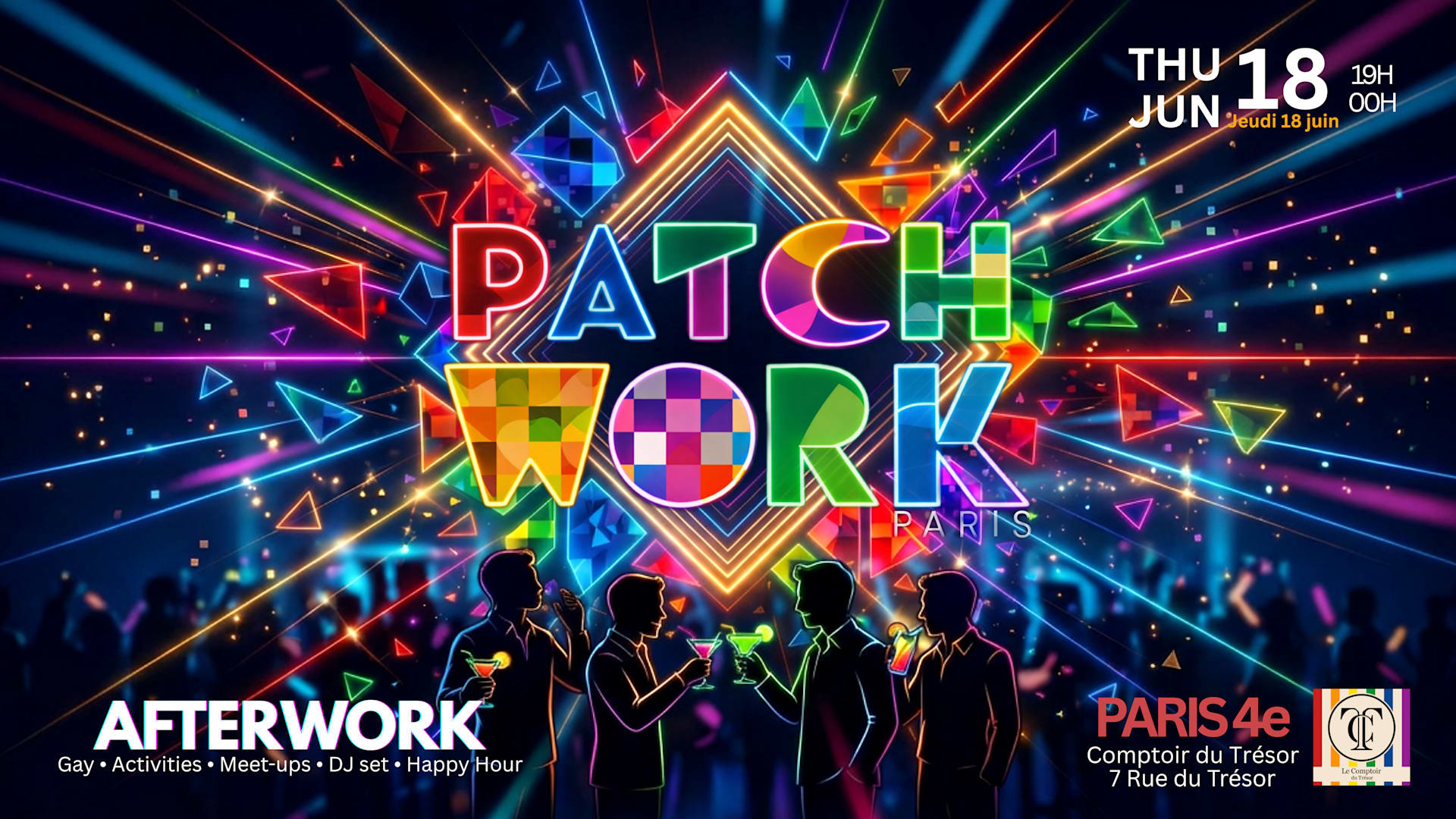 Patchwork Paris Afterwork Inauguration Cover