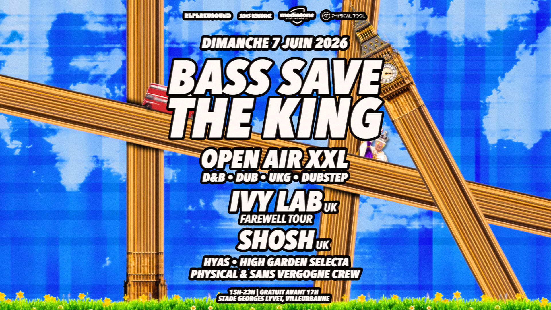 [Open Air Xxl] Bass Save The King Cover
