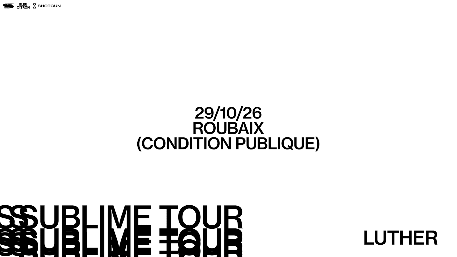 Luther - Roubaix - La Condition Publique Cover