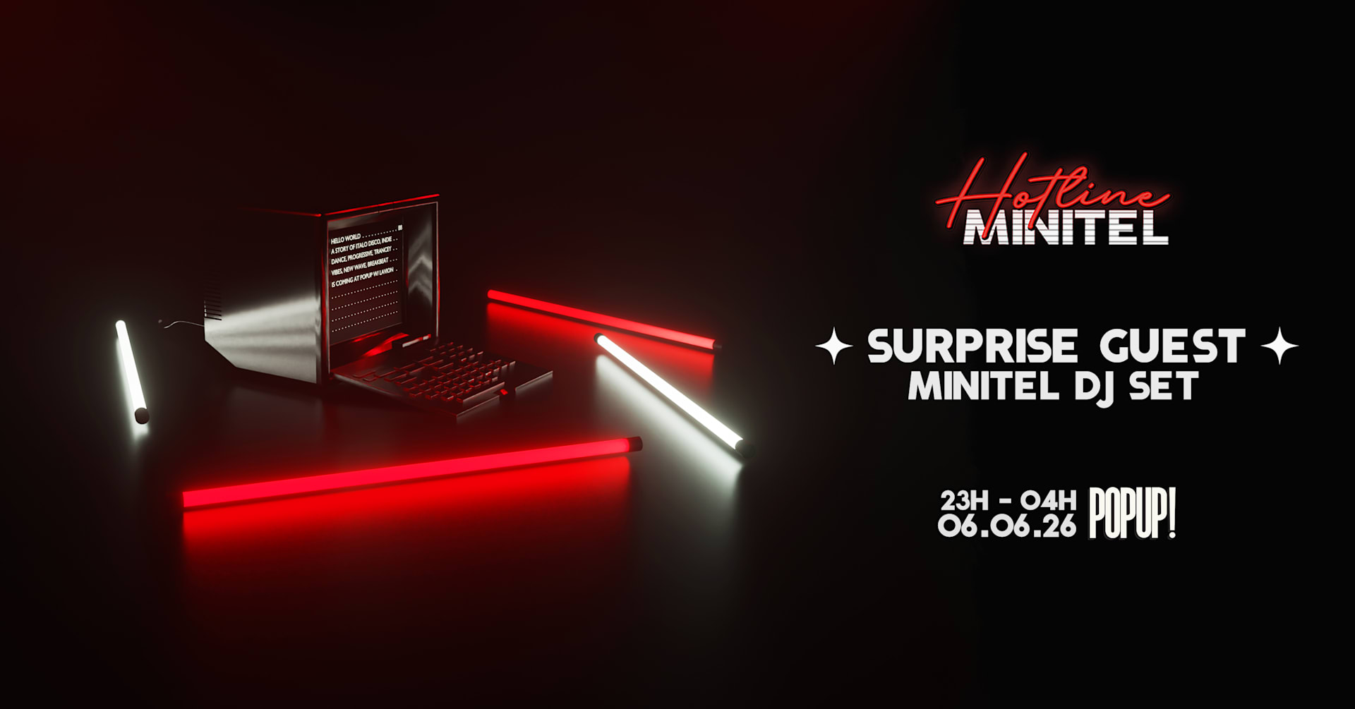 Hotline By Minitel : Surprise Guest + Minitel Cover