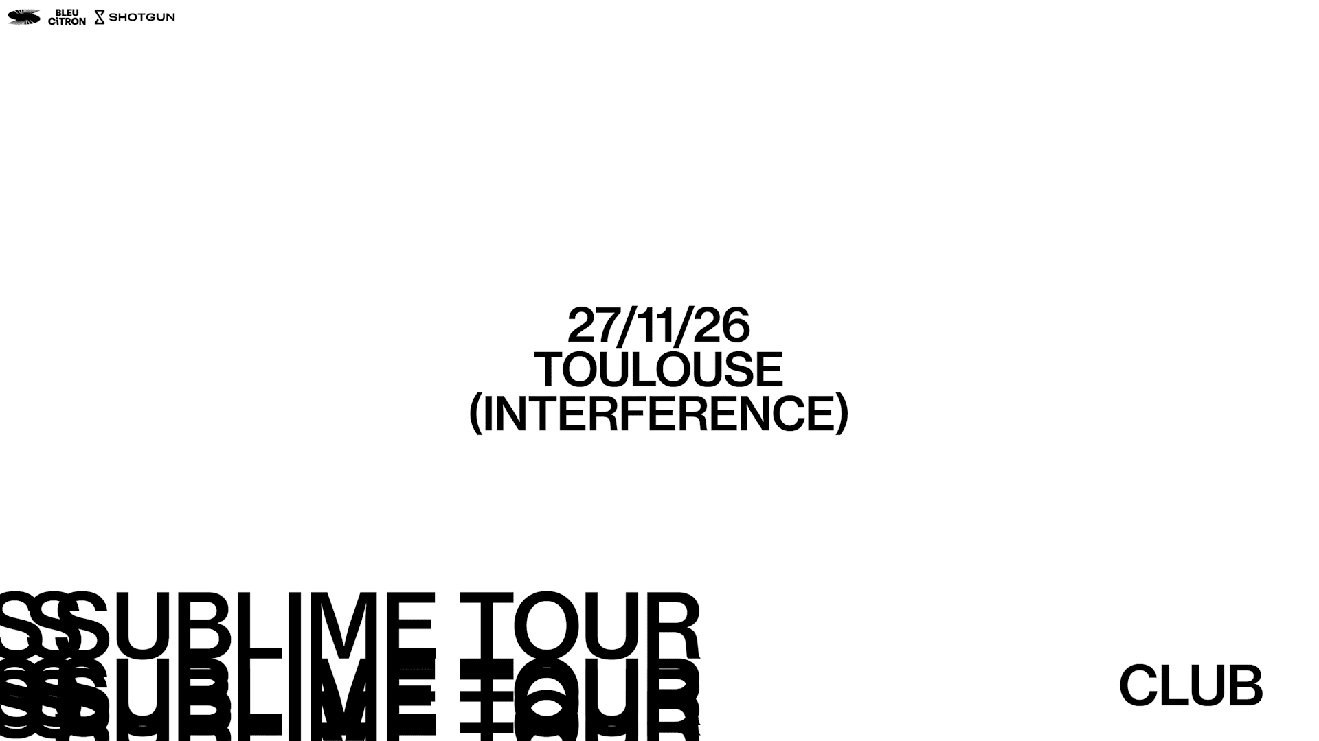 Sublime Club - Toulouse - Interference Cover