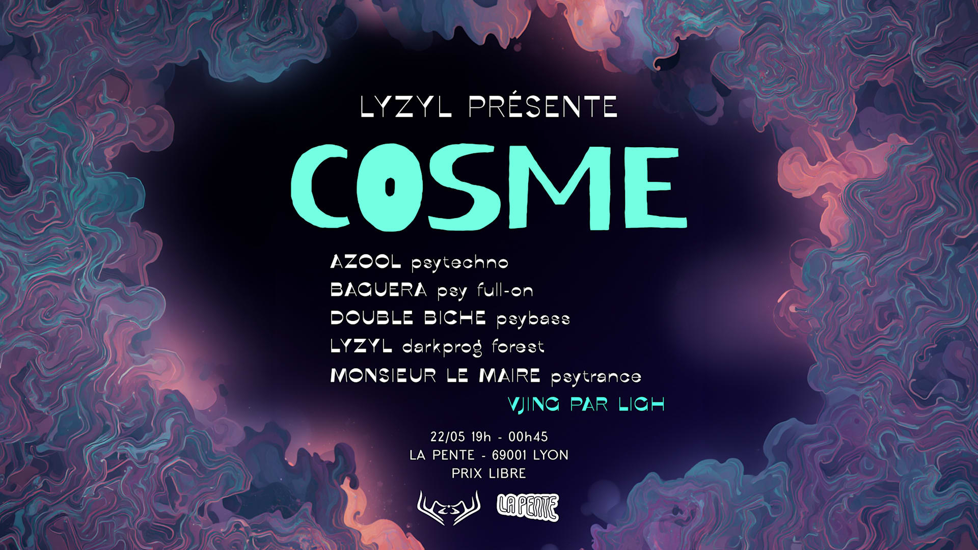 Lyzyl Présente Cosme [Psytrance / Psytechno] Cover
