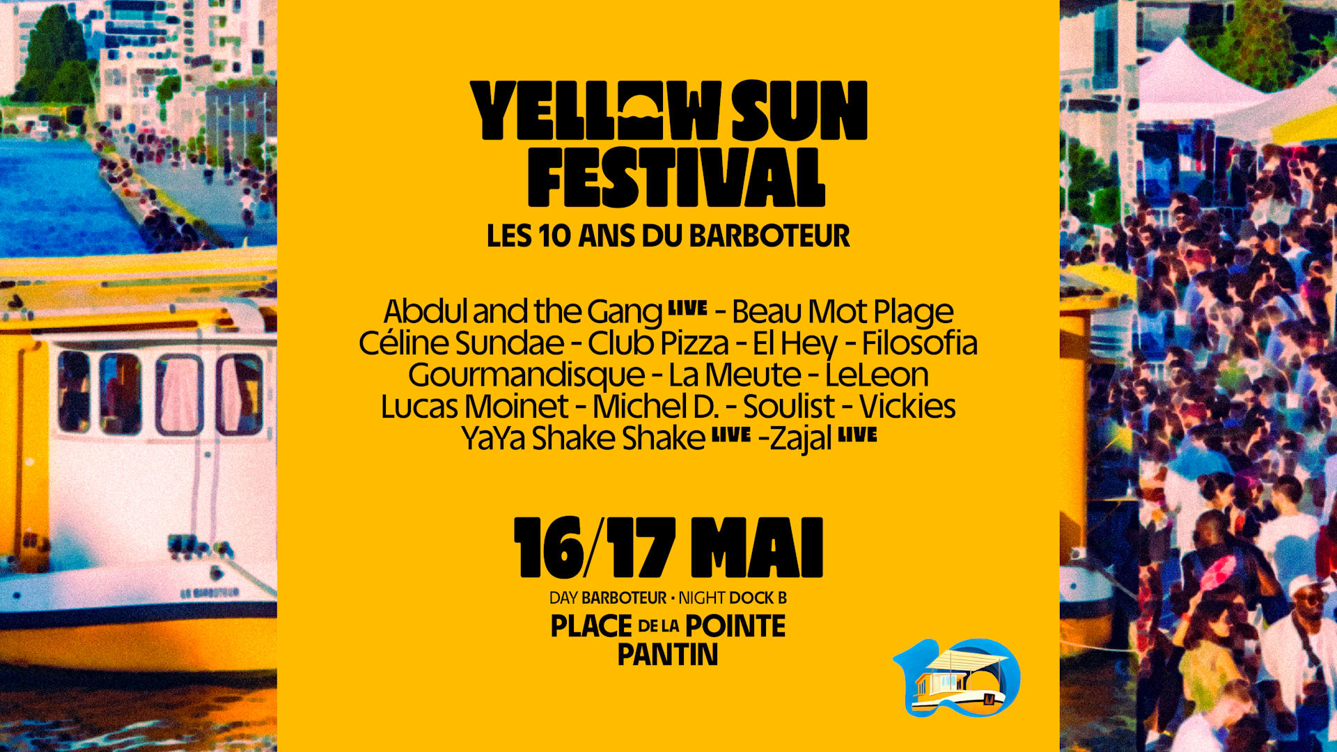 Yellow Sun Festival - Les 10 Ans Du Barboteur Cover