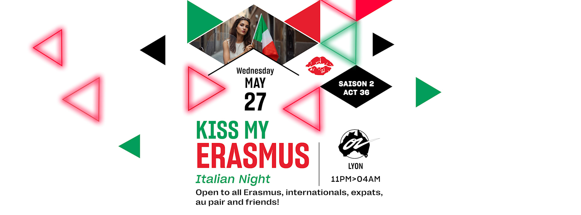 Kiss My Erasmus 27.05 - Lyon Cover