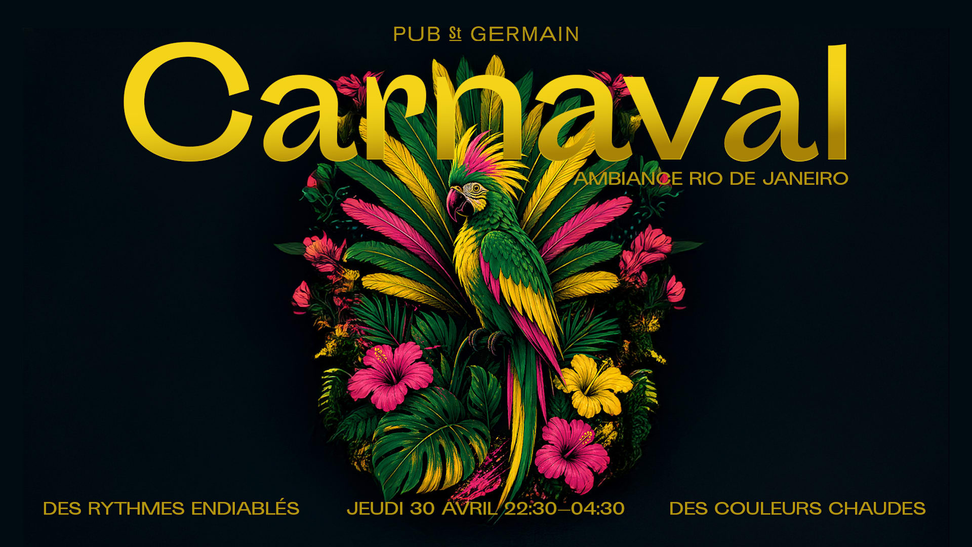 Carnaval Brésilien Au Pub St Germain – Paris 6 Cover