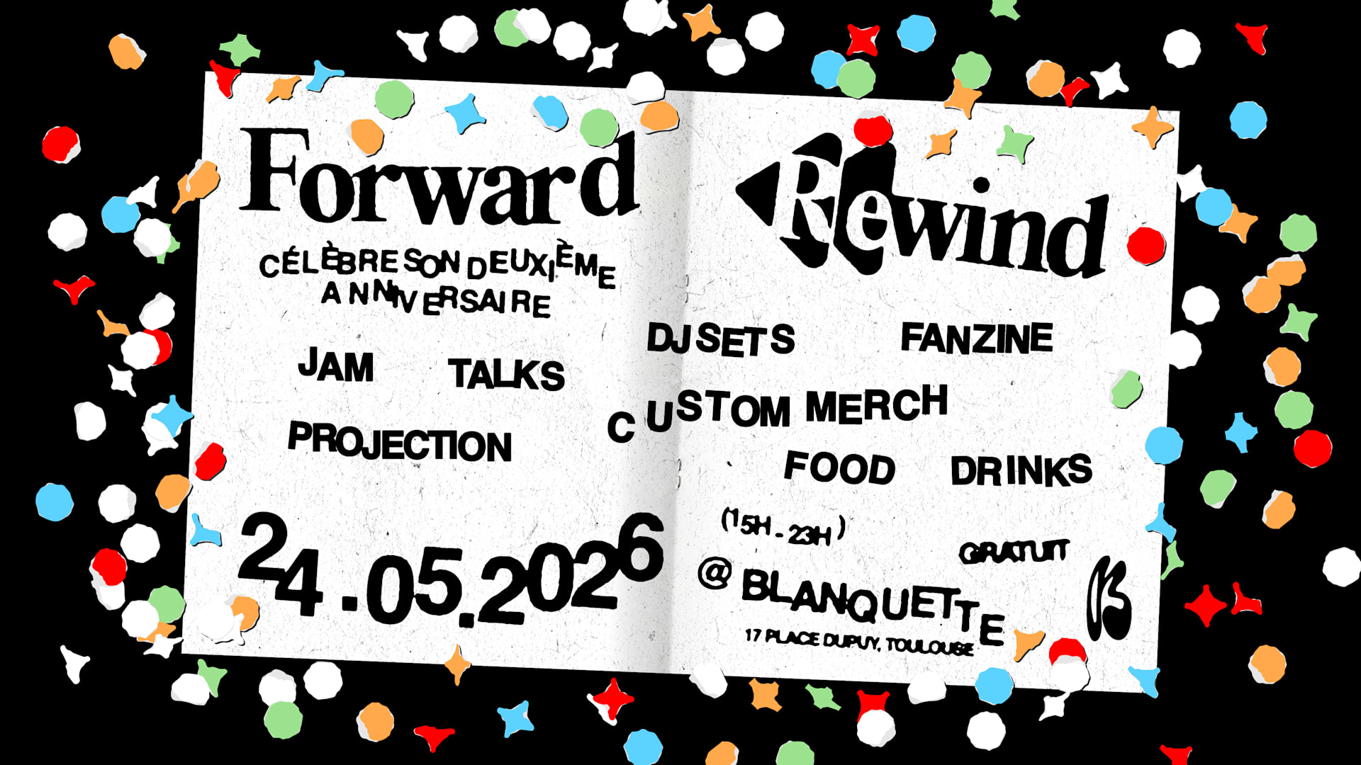 Forward : Les 2 Ans ! | Rewind Cover