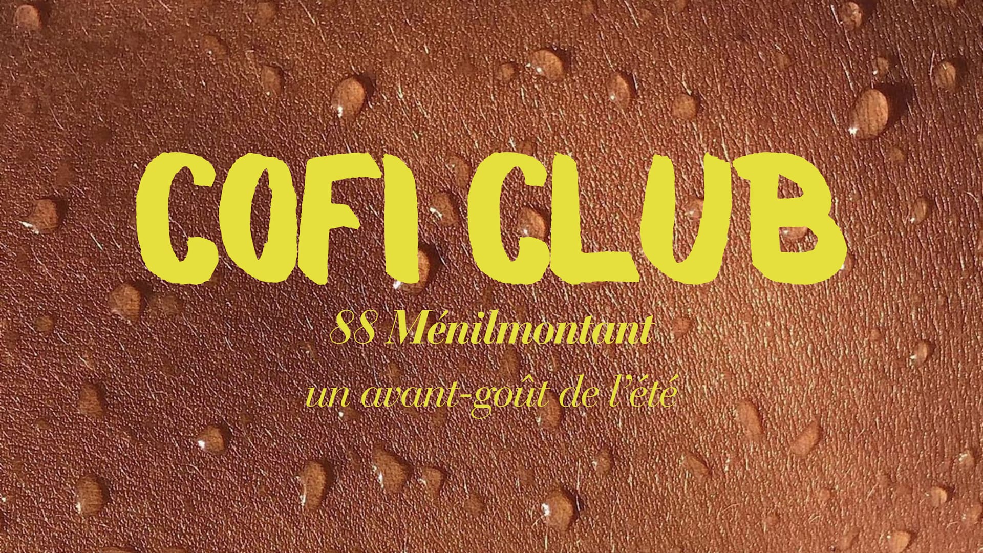 Cofi Club | #4 Edition Cover