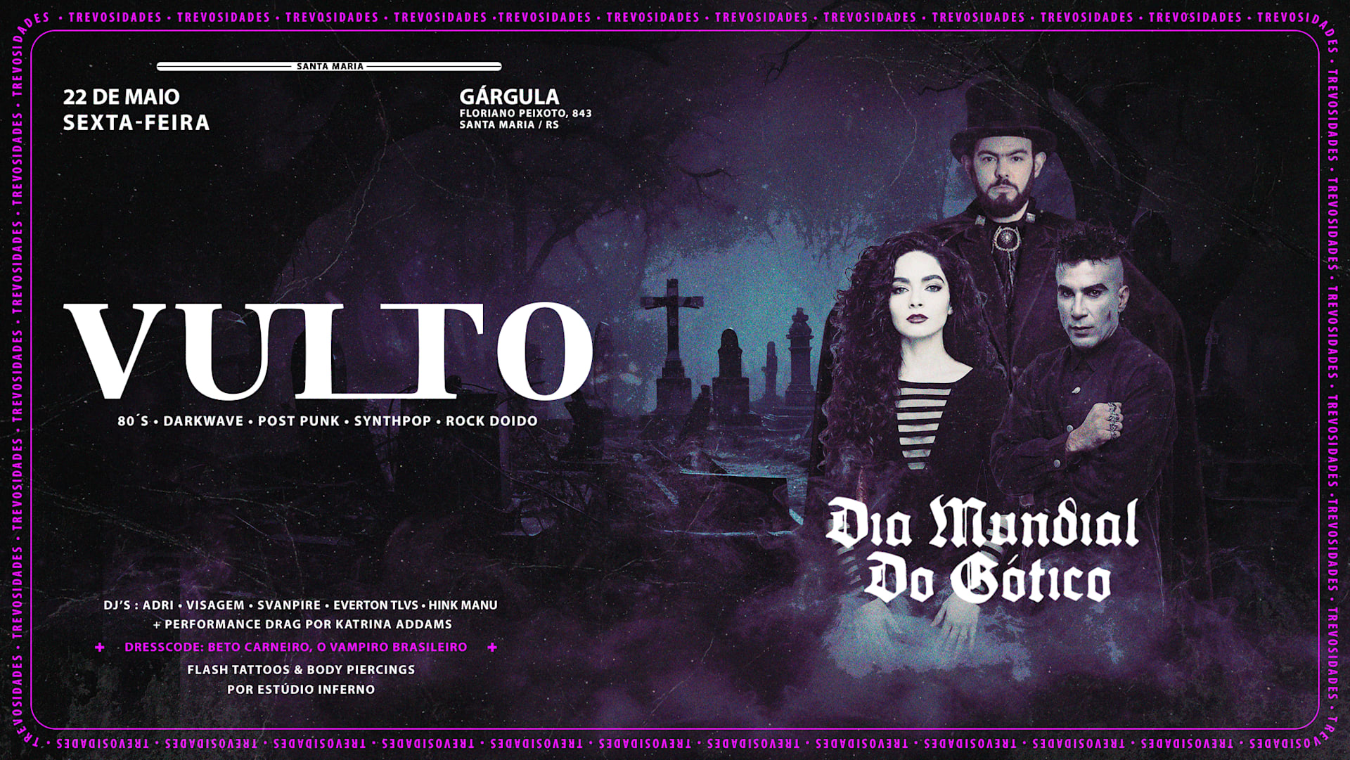 Vulto Em Santa Maria #05 - Dia Mundial Do Gótico Cover