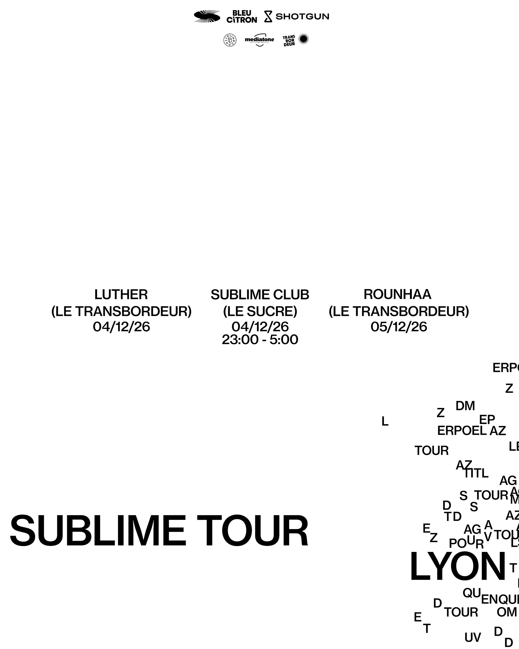 Rounhaa - Lyon - Transbordeur Cover