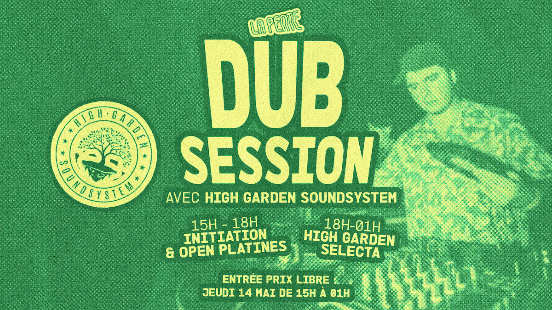 Dub Session N°3 Avec High Garden Soundsystem Cover