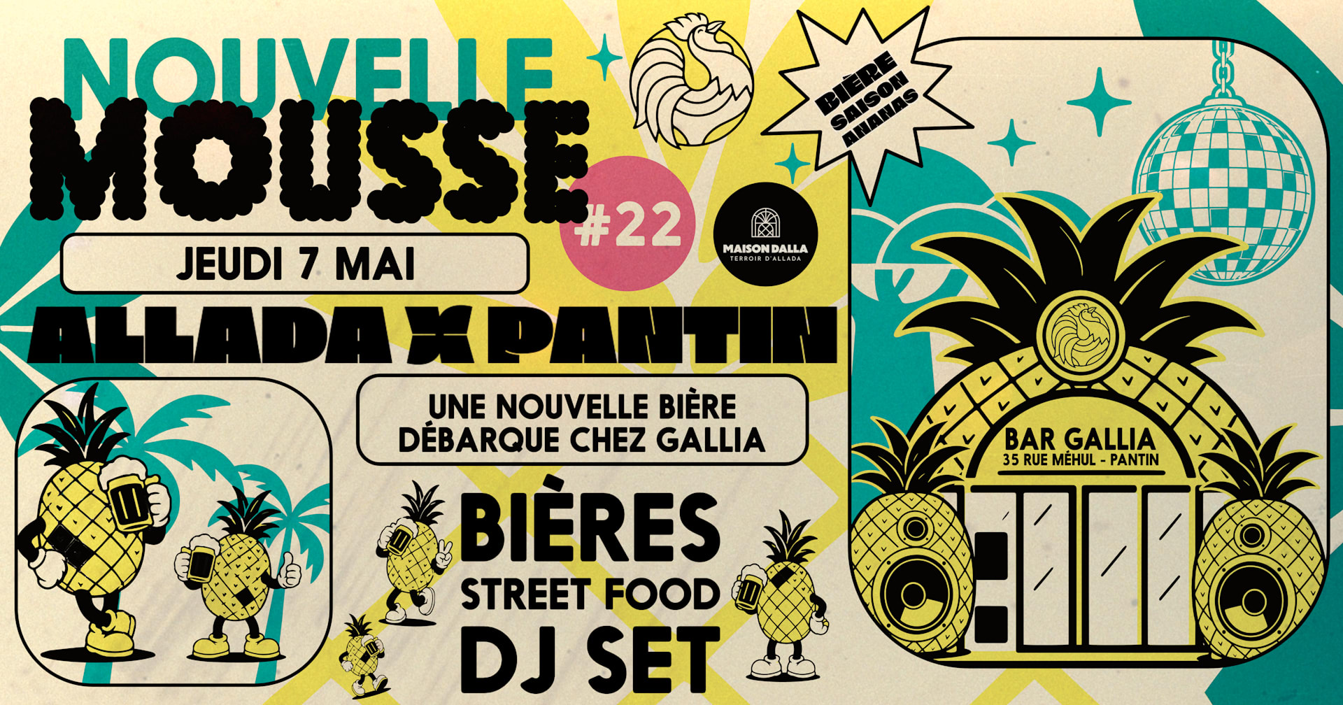Nouvelle Mousse #22 Allada X Pantin Au Bar Gallia Cover