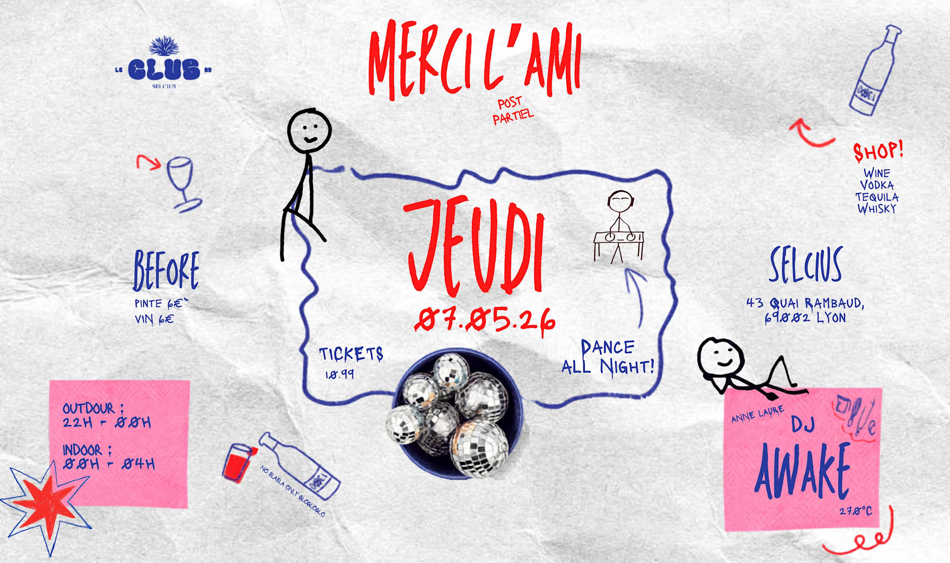 Merci L’Ami - Jeudi 7 Mai Cover