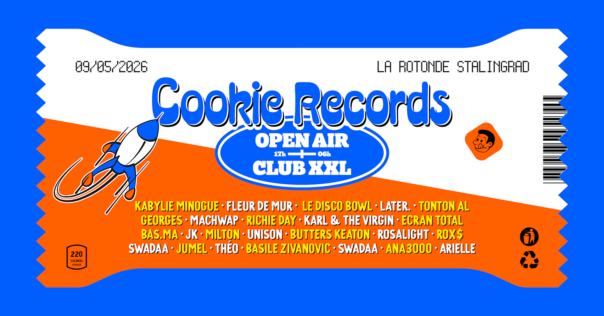 [Places Dispo A L'entree] - Cookie Records : Club Xxl Cover