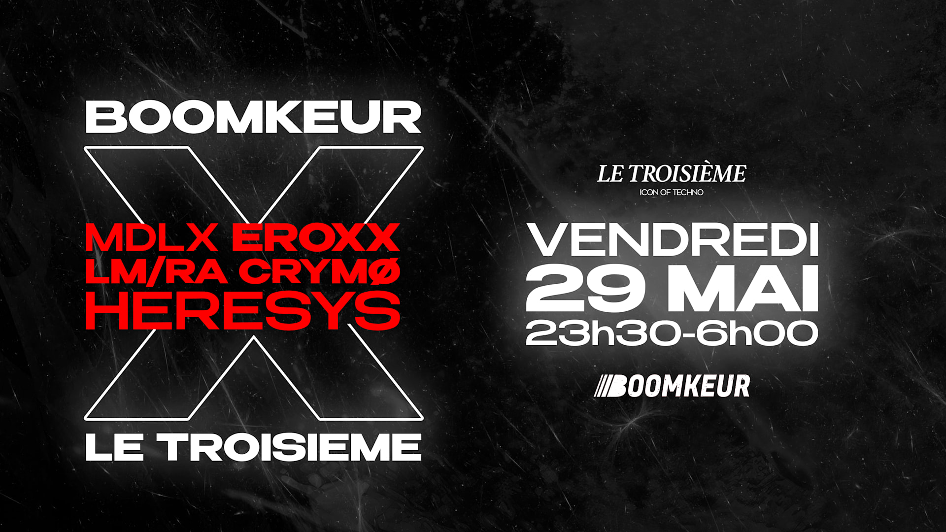 Boomkeur X Le Troisieme Invite: MDLX - Heresys & More Cover