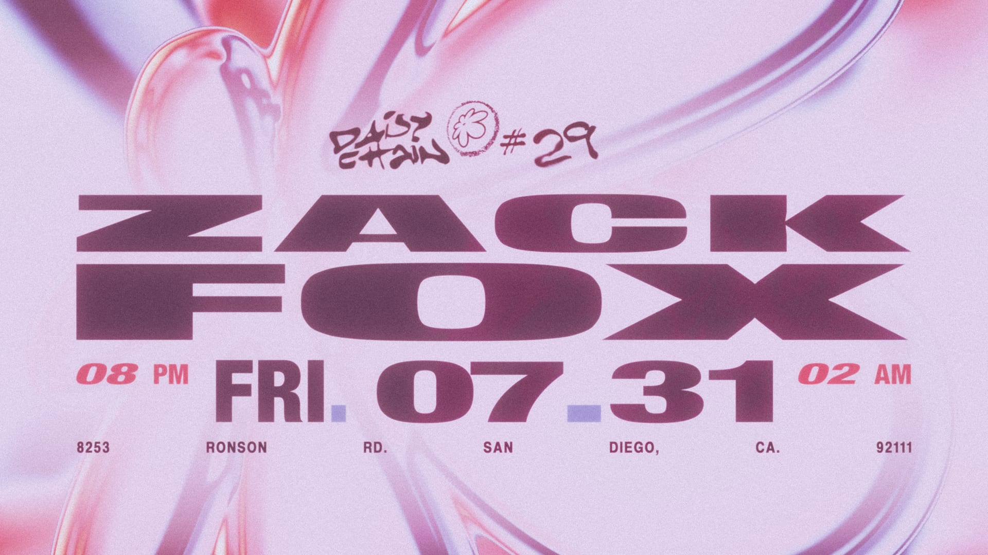 Daisy Chain #29 W/ Zack Fox Cover