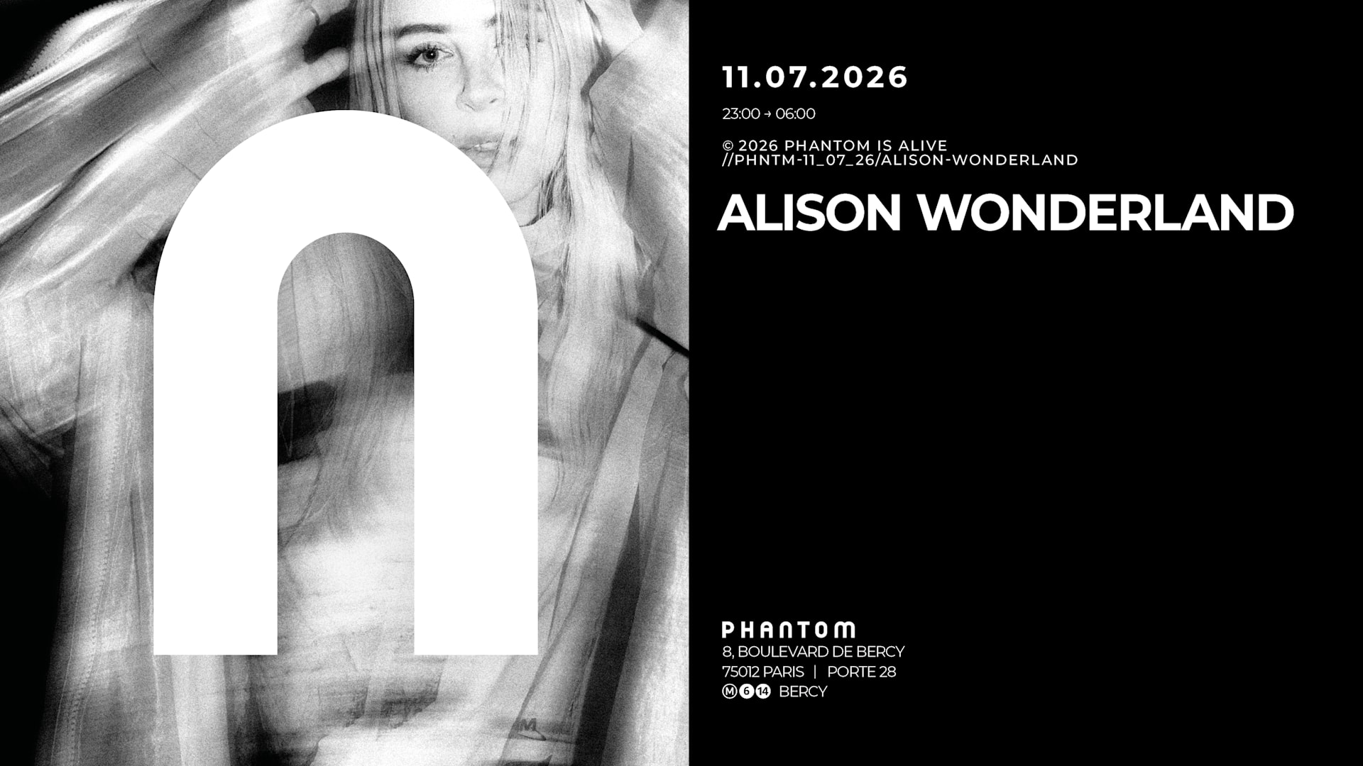 Phantom : Alison Wonderland Cover