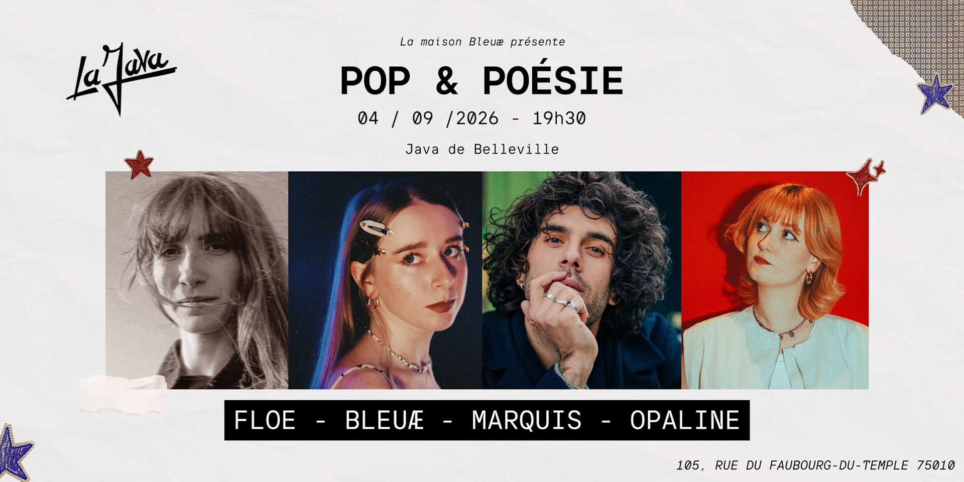 Pop & Poésie : Bleuæ, Floe, Marquis & Opaline Cover