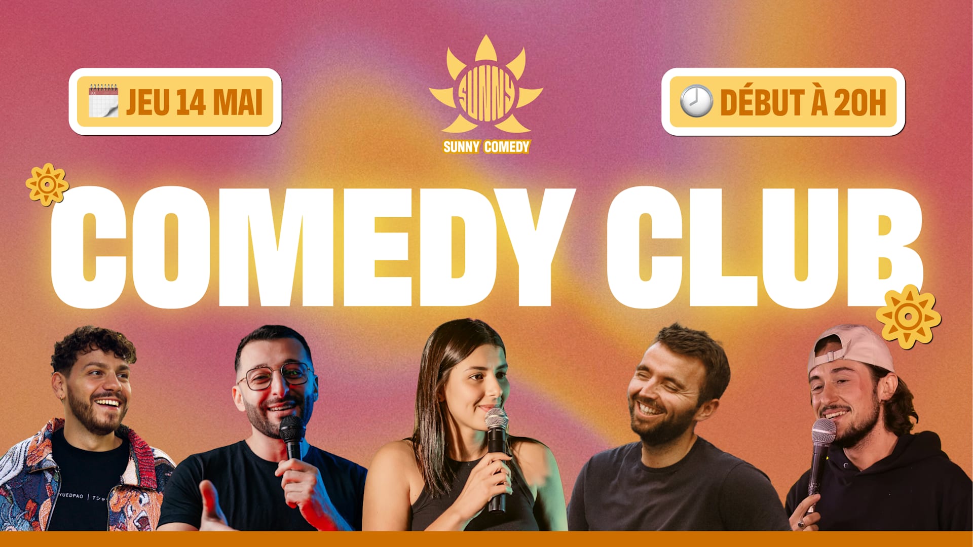 Sunny Comedy Club À The People (Salima, Jm Nichanian, Micka) Cover