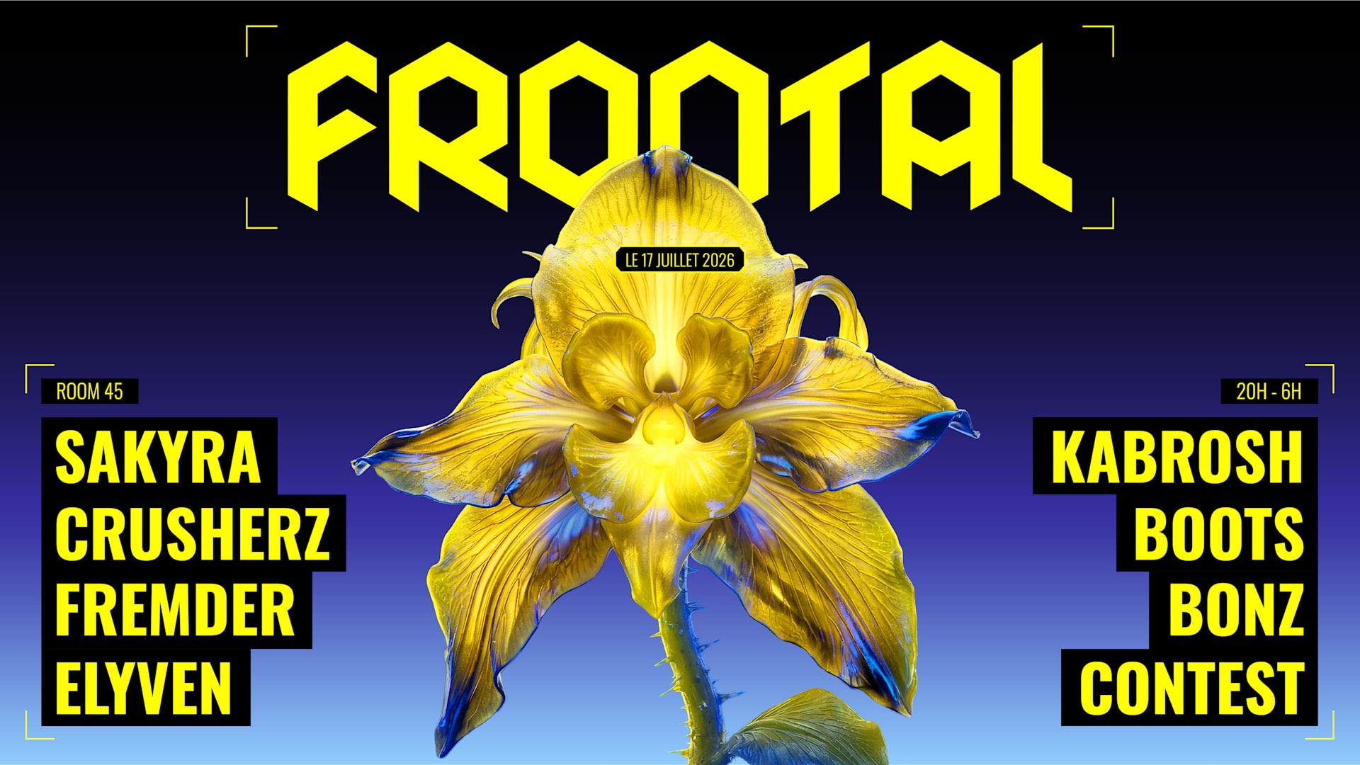 Frontal : Sakyra, Crusherz, Fremder, Elyven... Cover