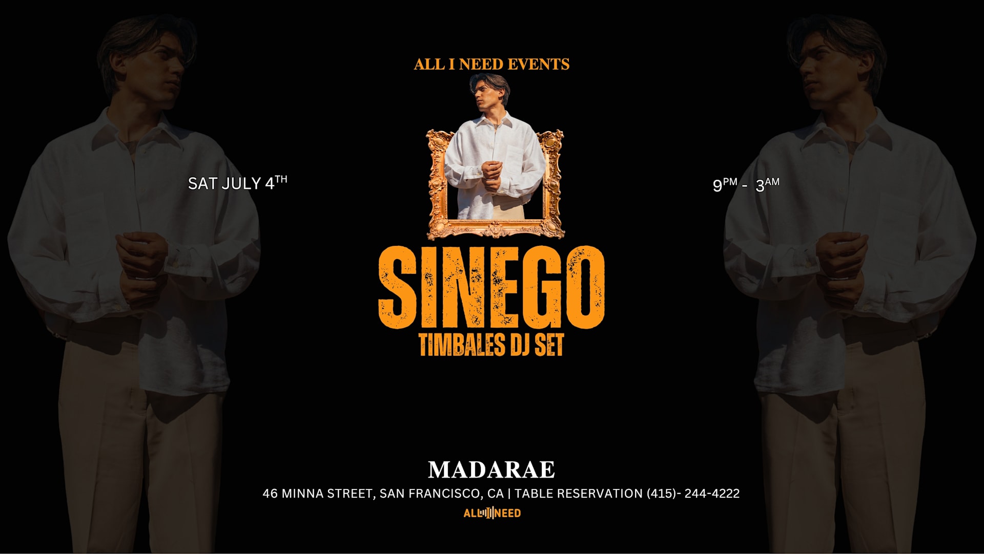 Sinego (Timbales Dj Set) At Madarae Cover