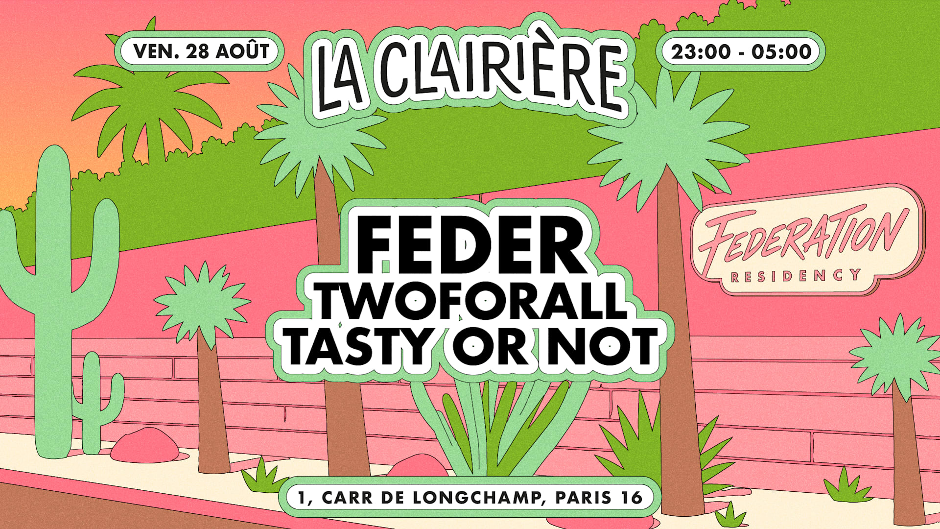 La Clairière : Feder, Twoforall, Tasty Or Not Cover