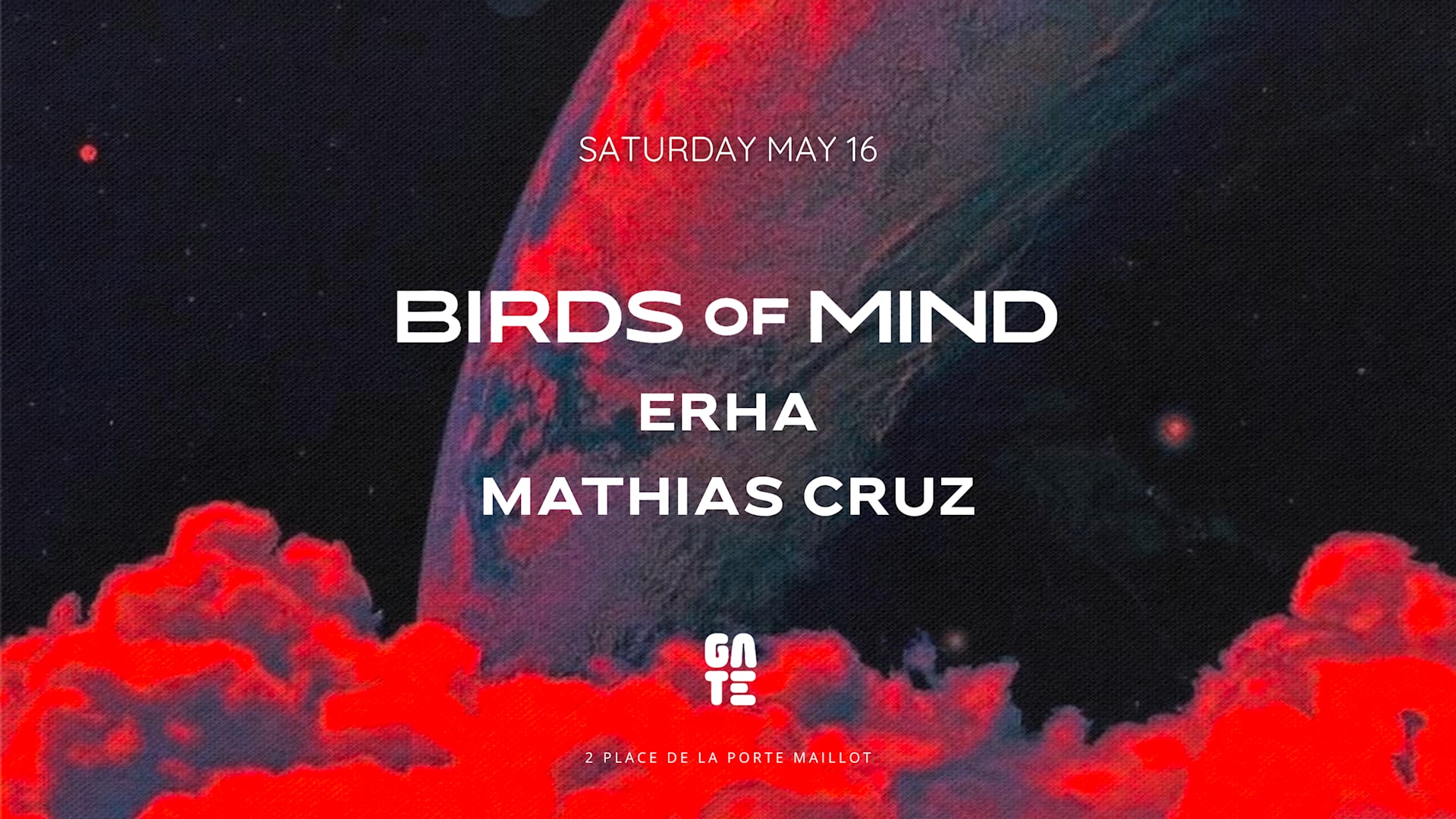 Birds Of Mind X Erha X Mathias Cruz At Gate Club Paris Cover