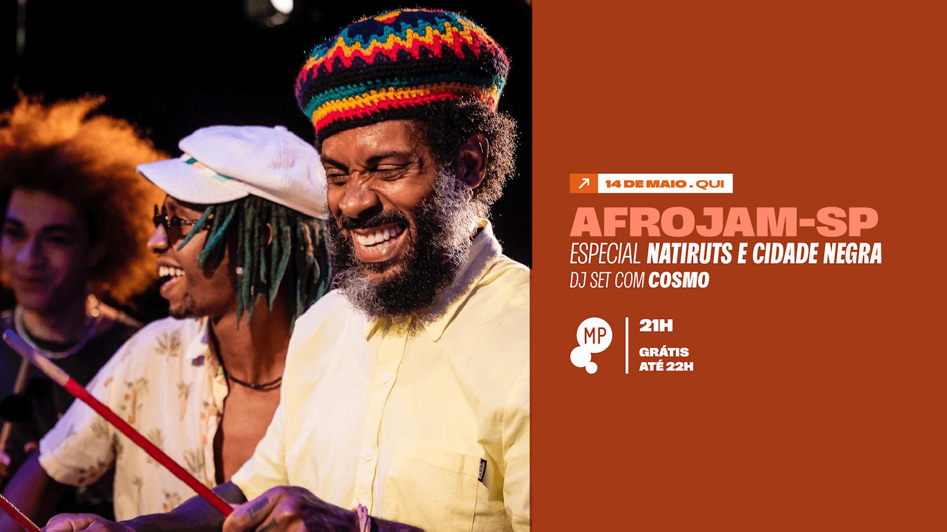 14/5 - Afrojam Sp Especial Natiruts E Cidade Negra Cover