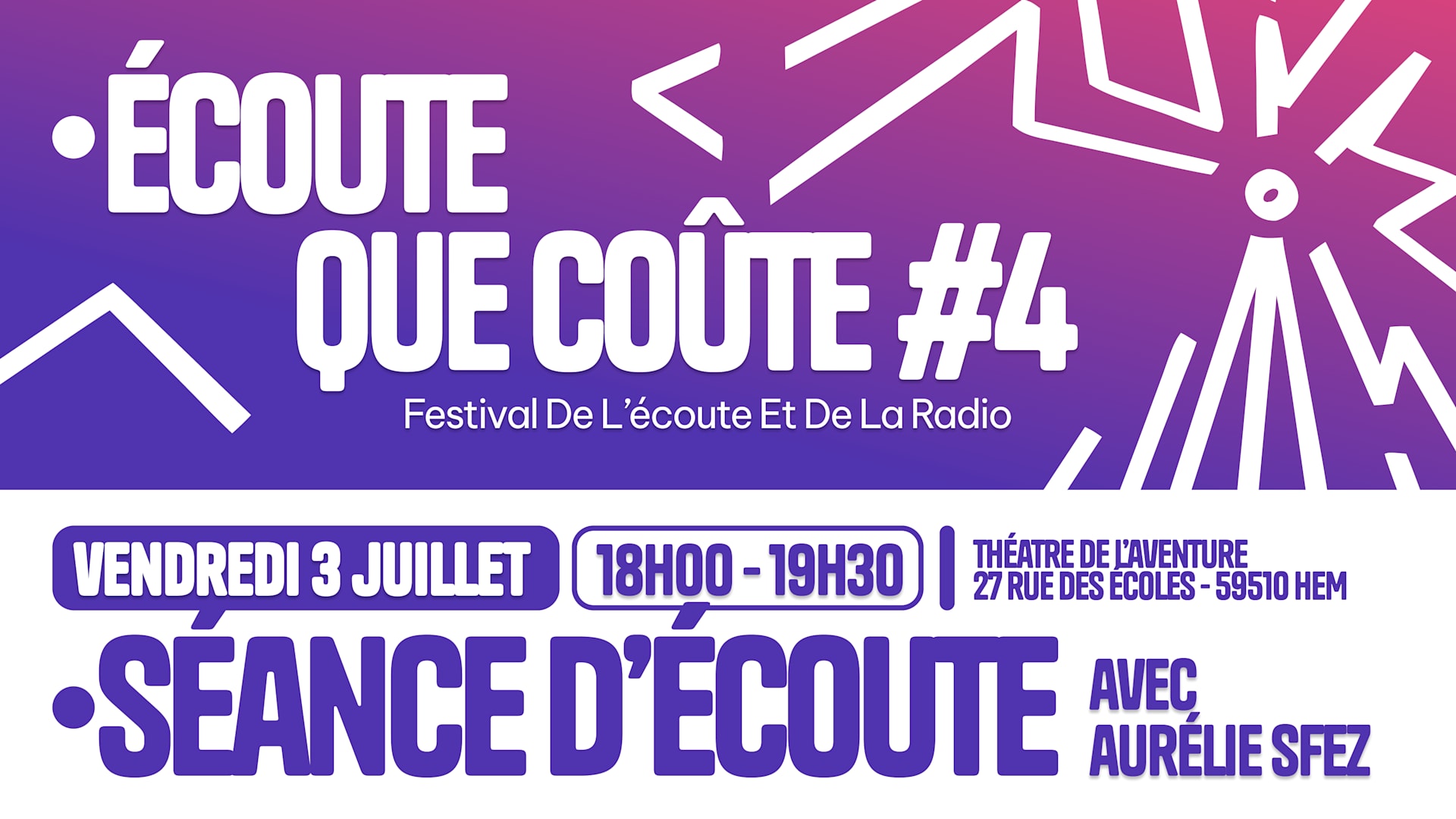 Écoute Que Coûte #4 - Séance D'écoute Avec Aurélie Sfez Cover
