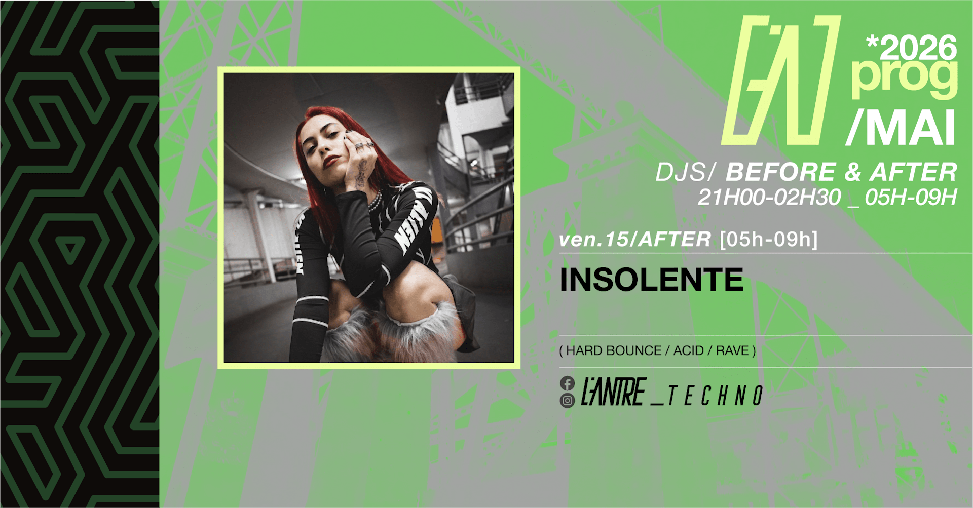 Insolente — Hard Bounce / Acid / Rave Cover