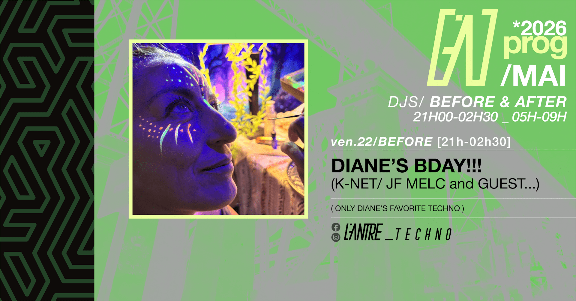 Diane’S Bday!!! — Techno / Underground / Vinyl Vibes Cover