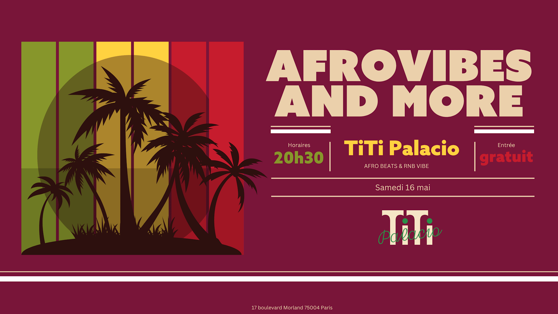 Afrovibes & More Night - Titi Palacio Cover