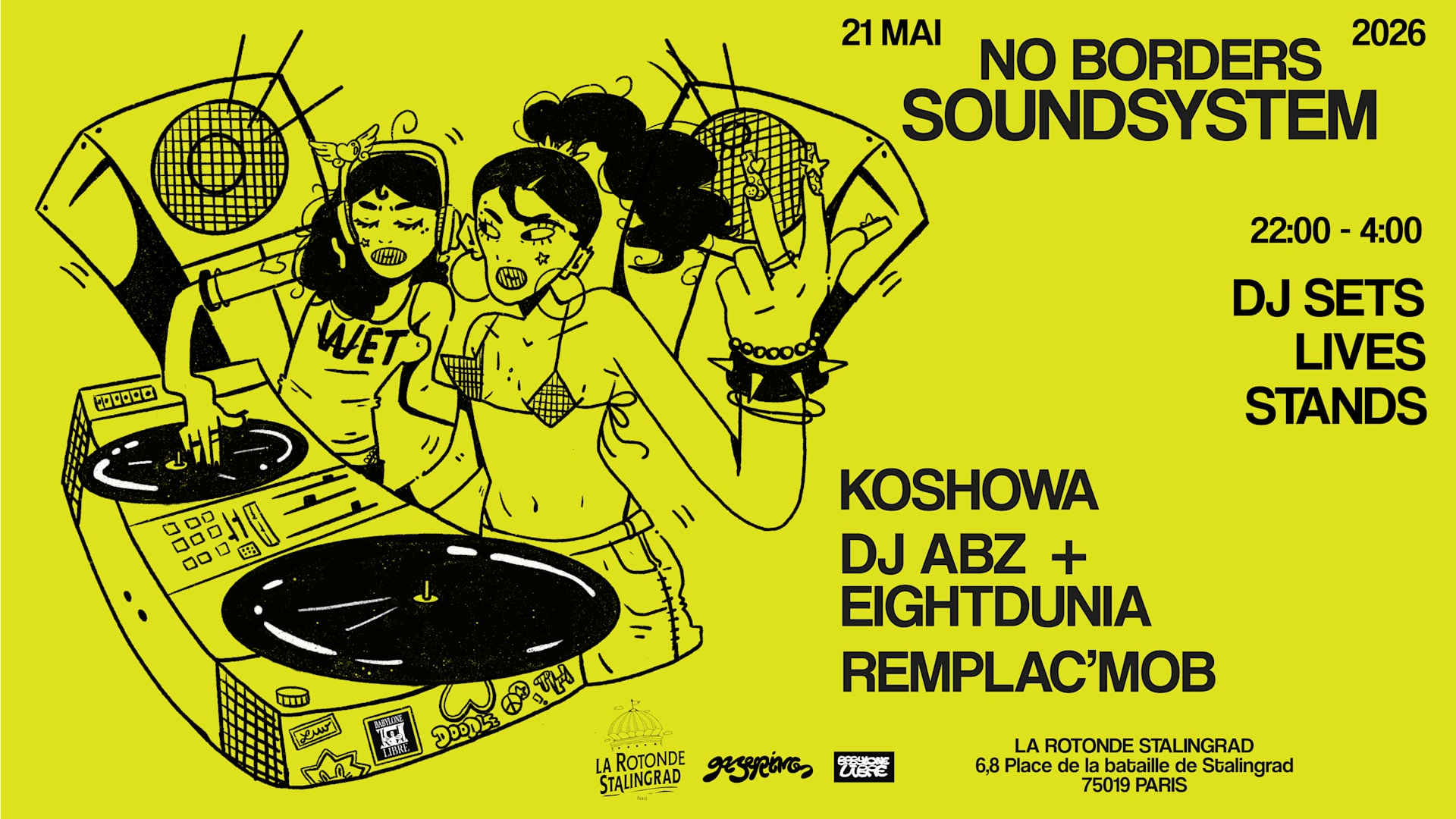 No Borders Soundsystem Cover