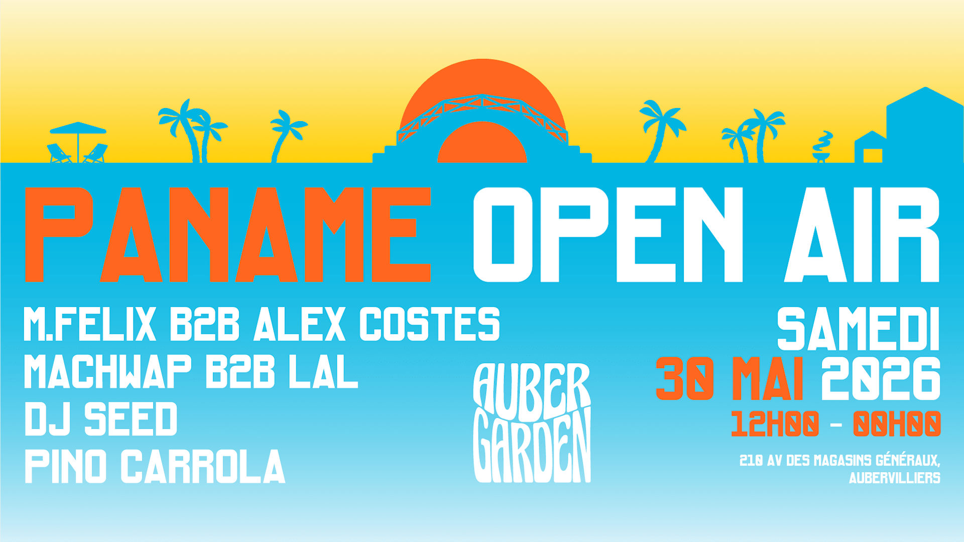 Paname Open-Air - 30 Mai - Midi/Minuit Cover