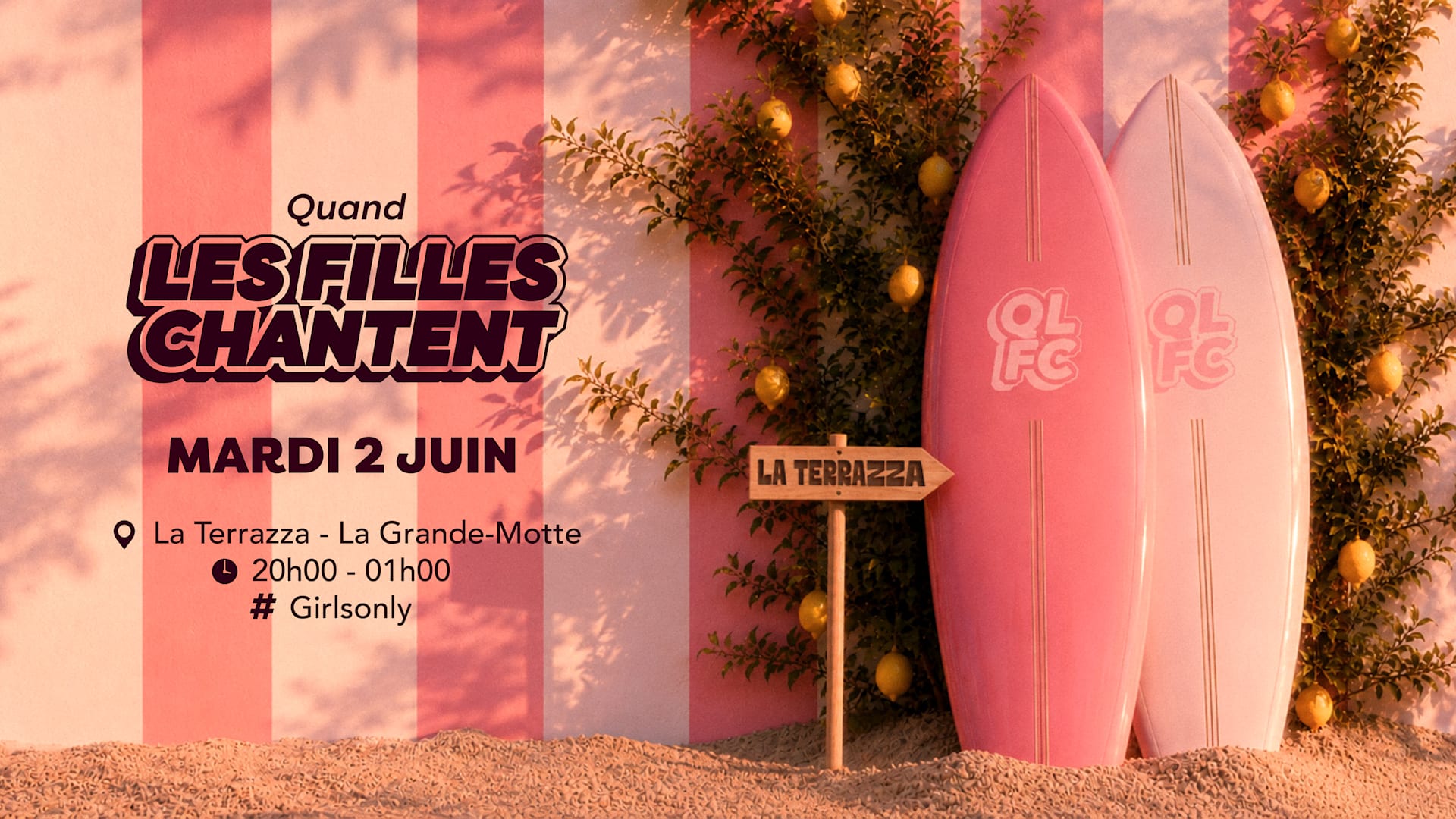 Quand Les Filles Chantent - La Terrazza: 2 Juin Cover