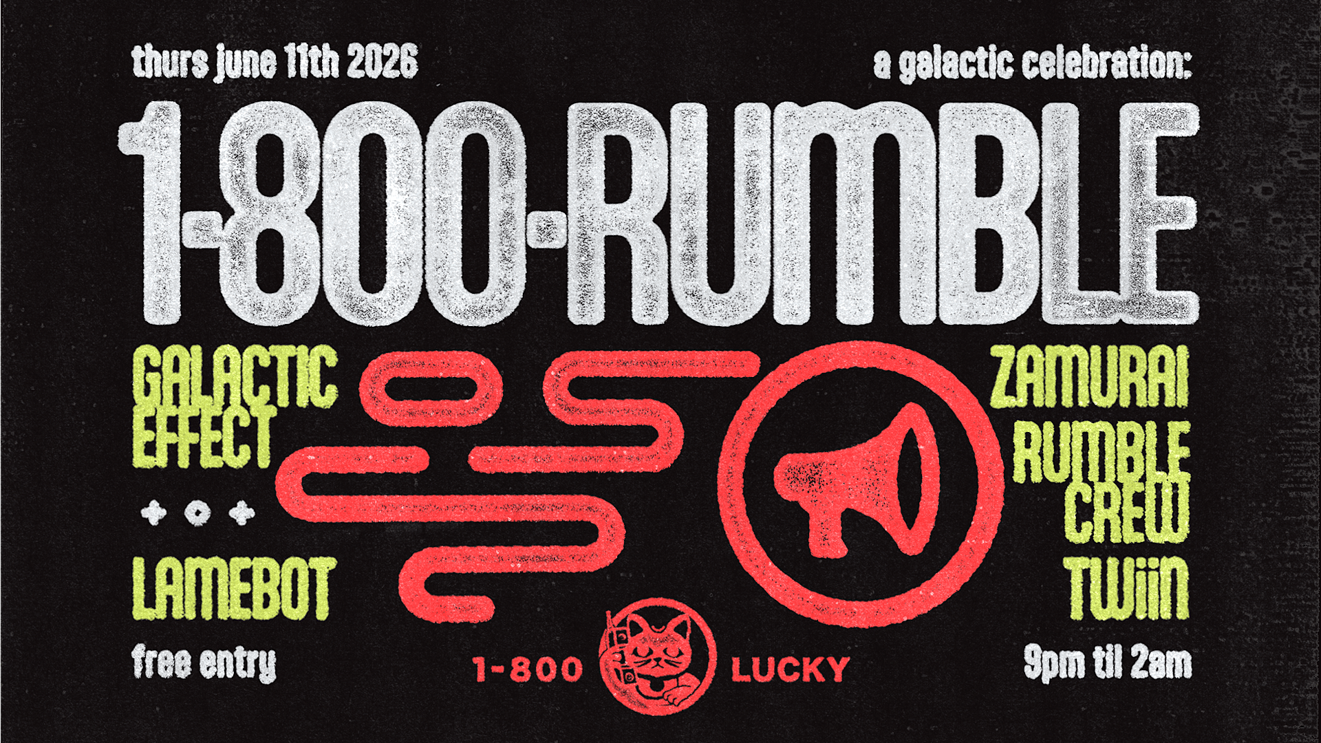 1-800-Rumble: A Galactic Celebration Cover