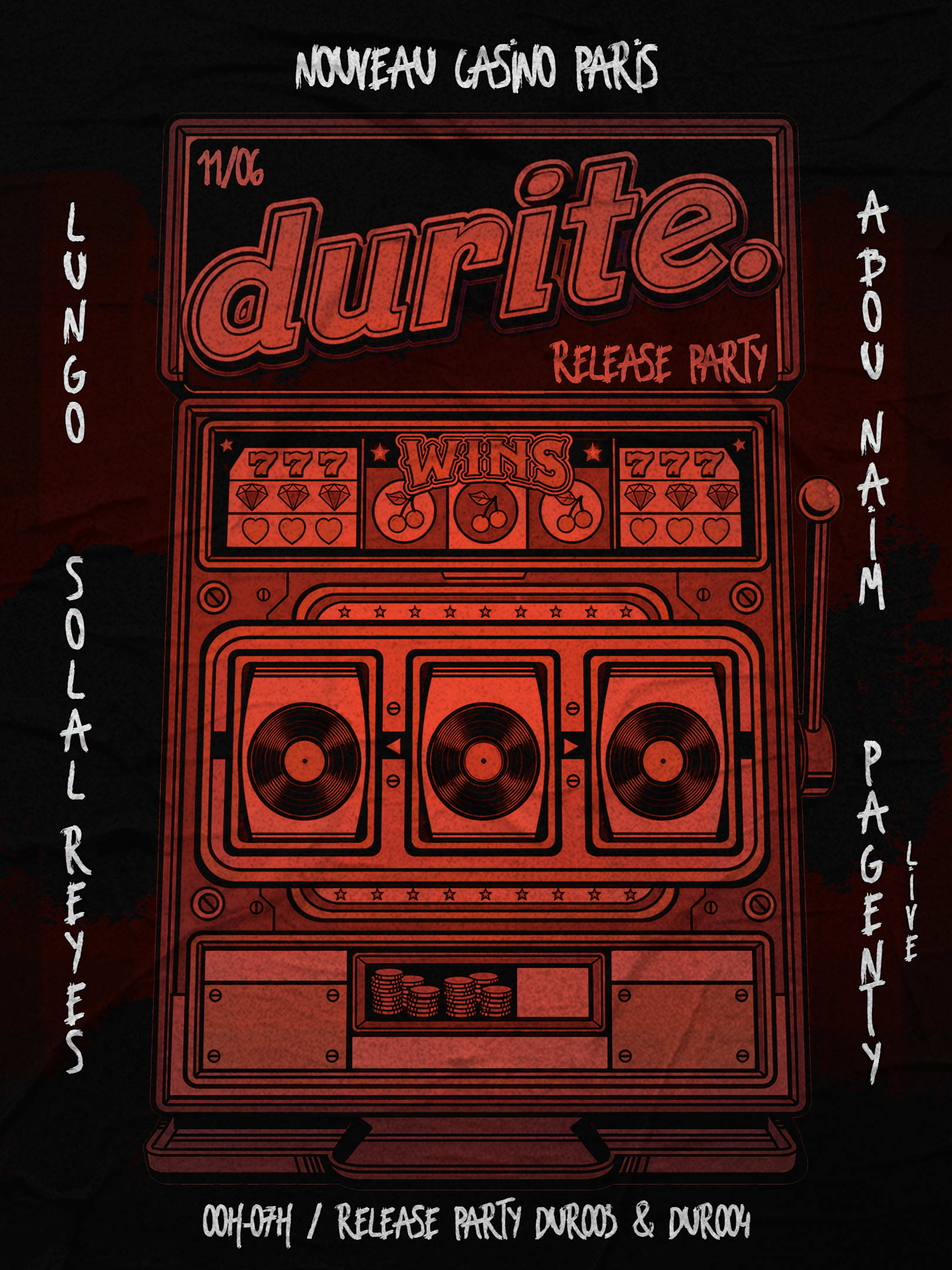 Durite. Release Party At Nouveau Casino Cover