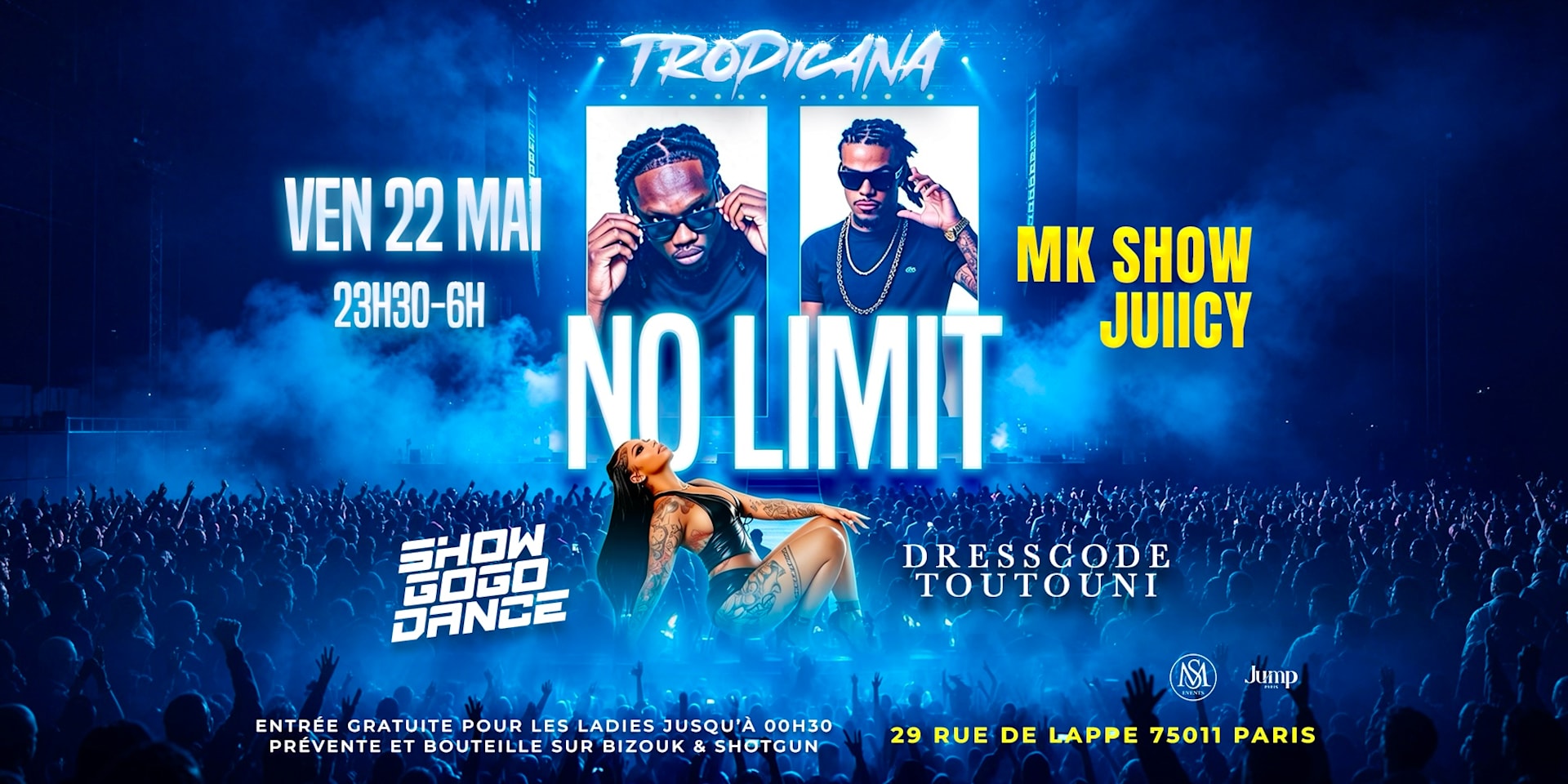 La Tropicana - No Limit - Dj Juiicy & Mk Show Cover