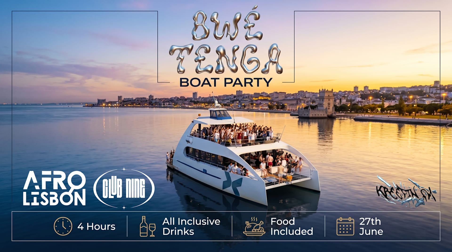 Bwé Tenga Boat Party Cover