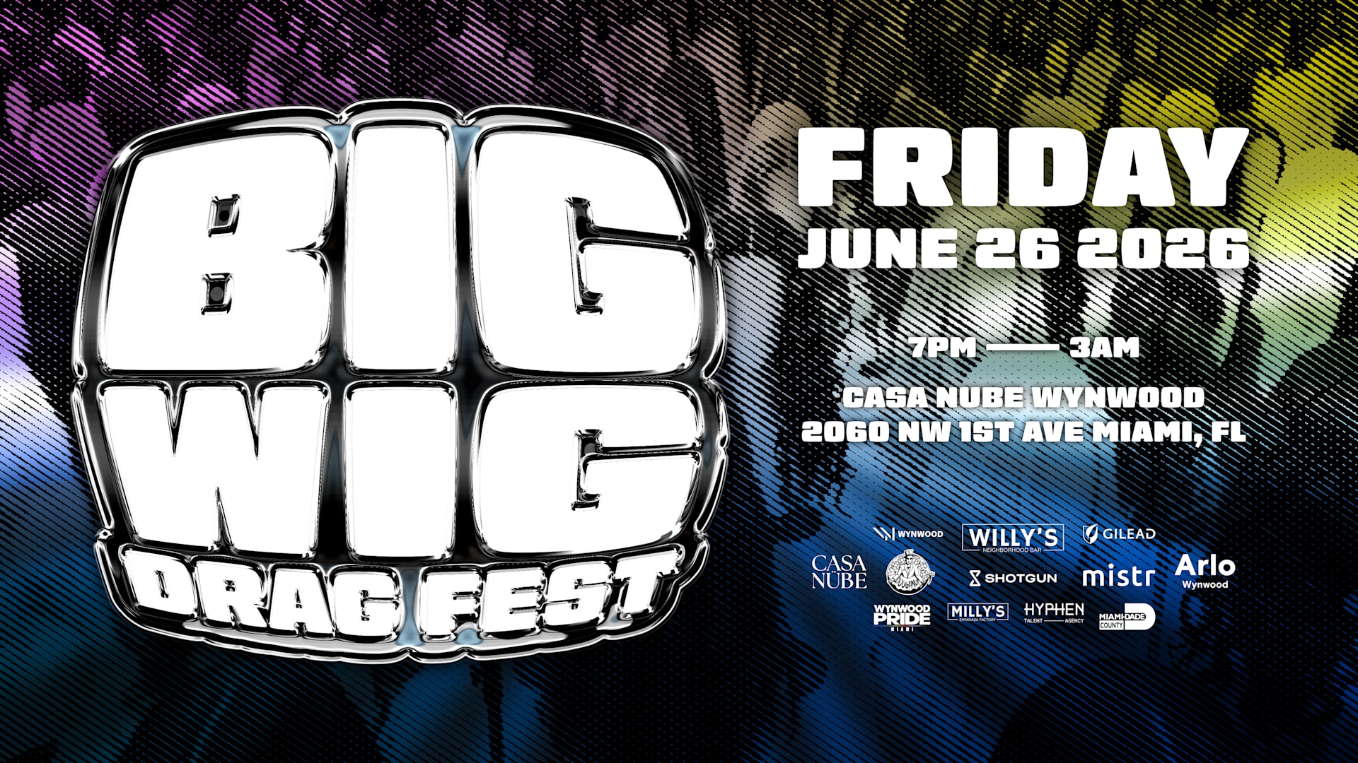 Big Wig Drag Fest 2026 Cover