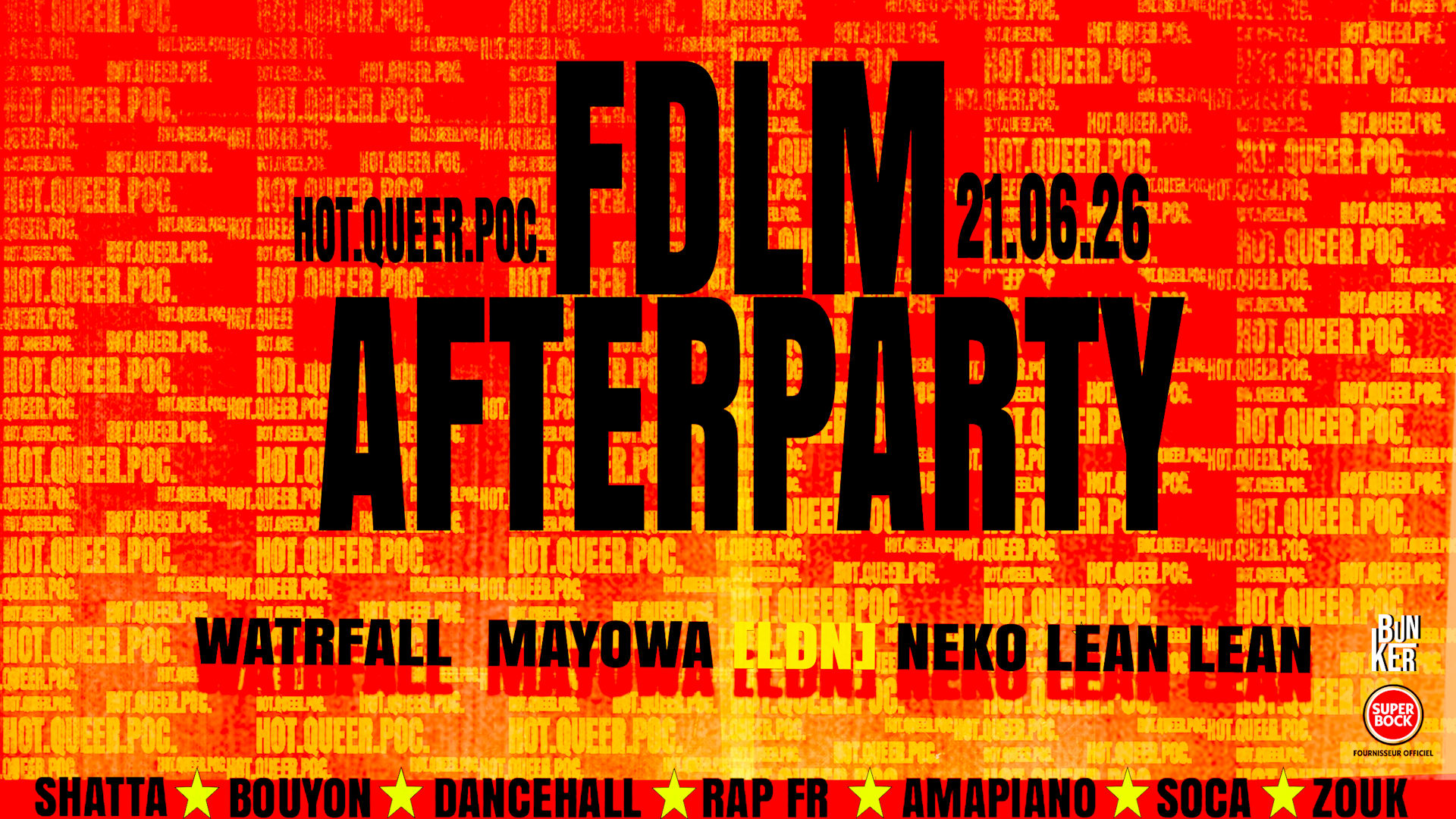 Fdlm After Party - By Le Bunker Cover