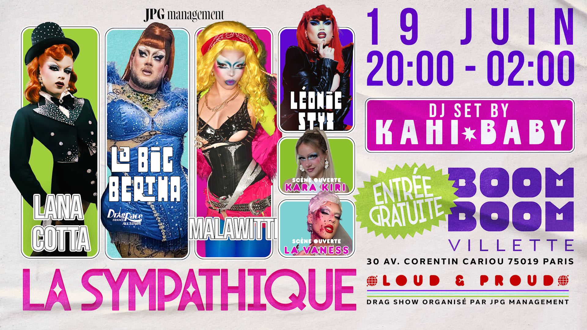 La Sympathique  #14  - Loud & Proud Cover