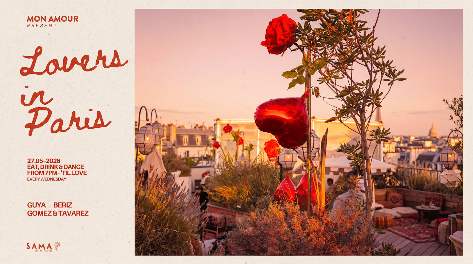 Sama X Mon Amour - Lovers In Paris - Rooftop Lovers Cover