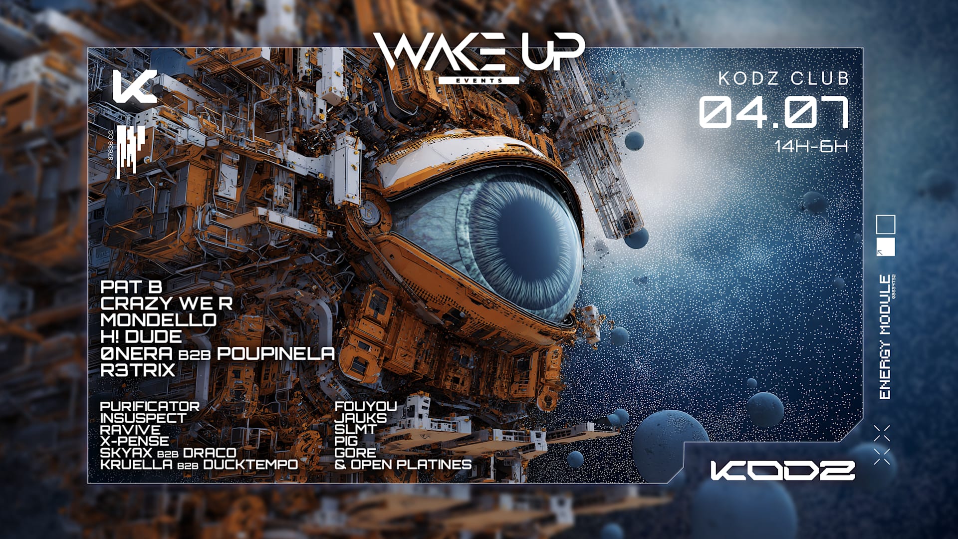 Kodz Open Air X Wake Up Cover