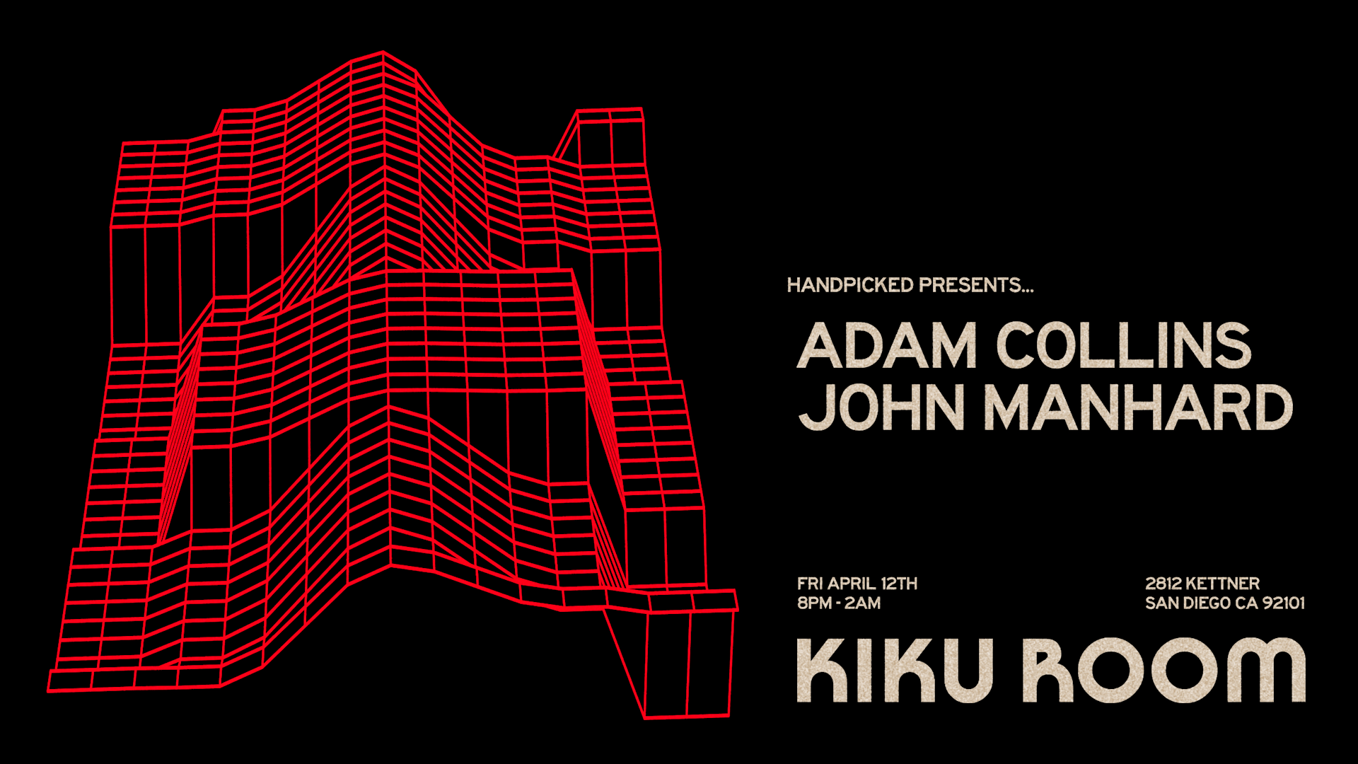 Handpicked Presents..Adam Collins + John Manhard Cover